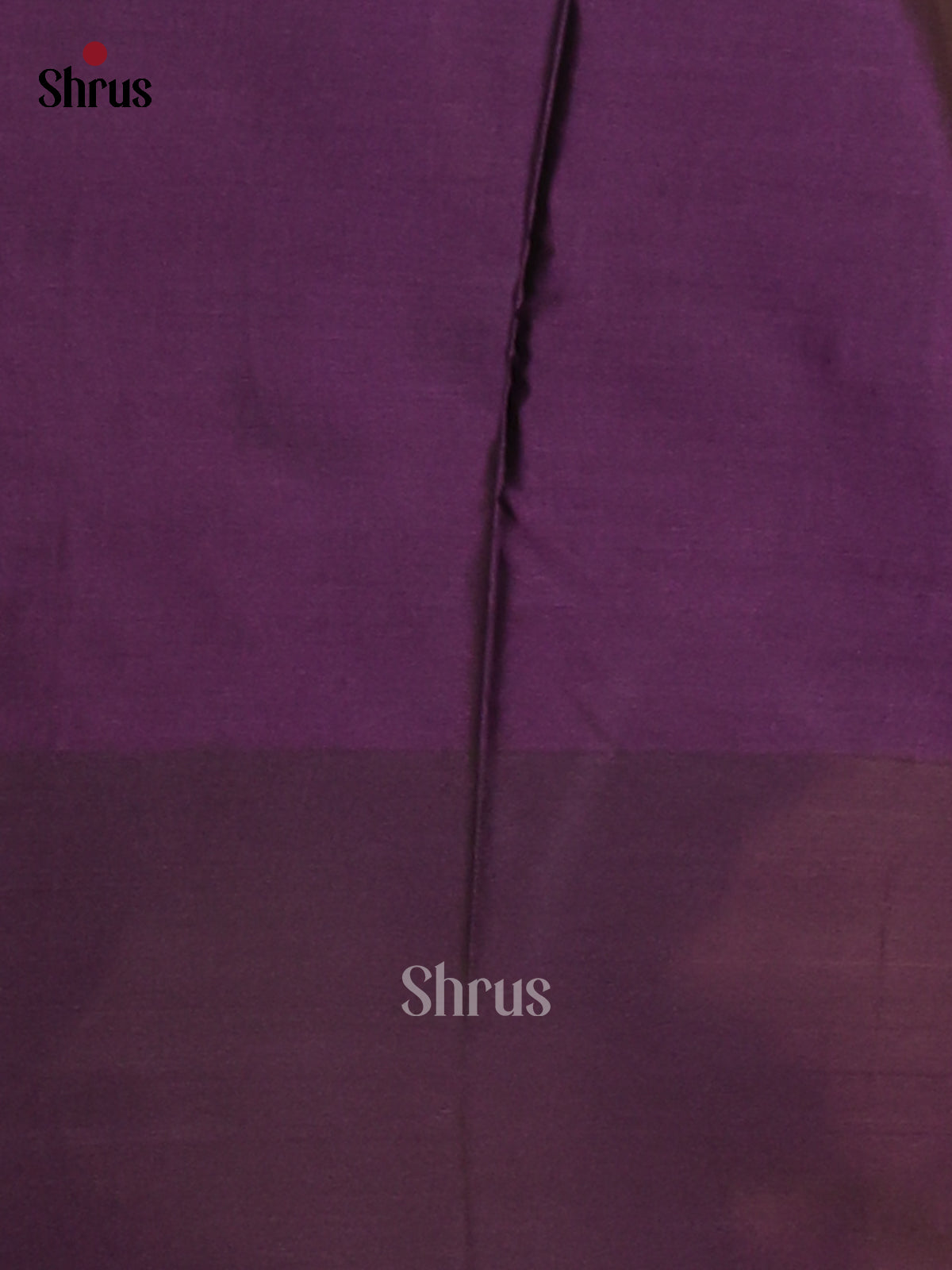 Green with Violet - Semi Kanchipuram Saree - Shop on Shrus.com