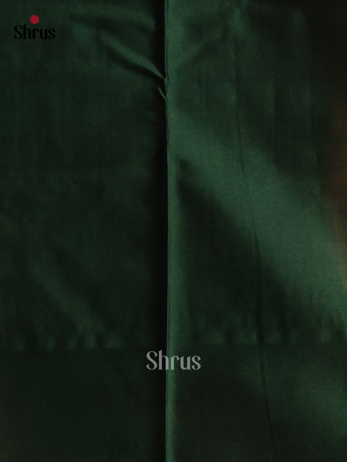 Brown with Green- Semi Kanchipuram Saree - Shop on Shrus.com