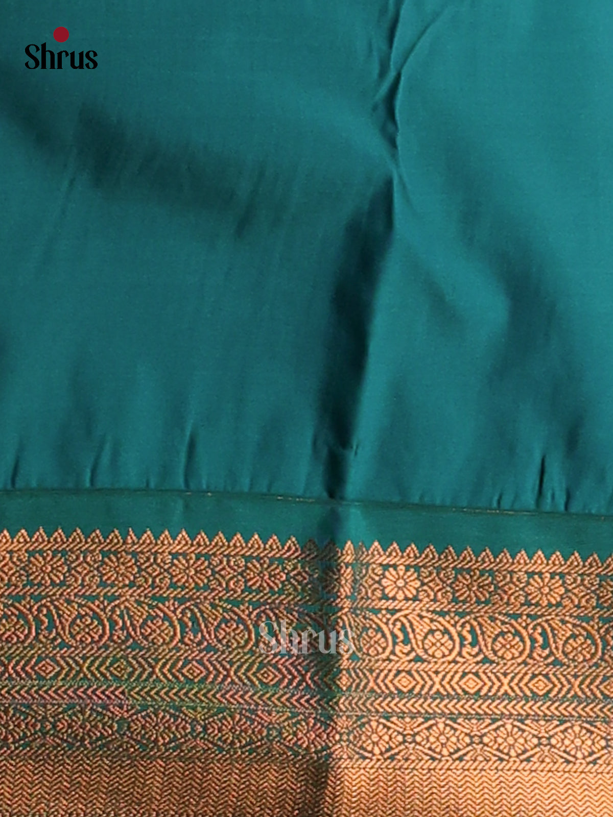 Pink with Blue- Semi Kanchipuram Saree - Shop on Shrus.com