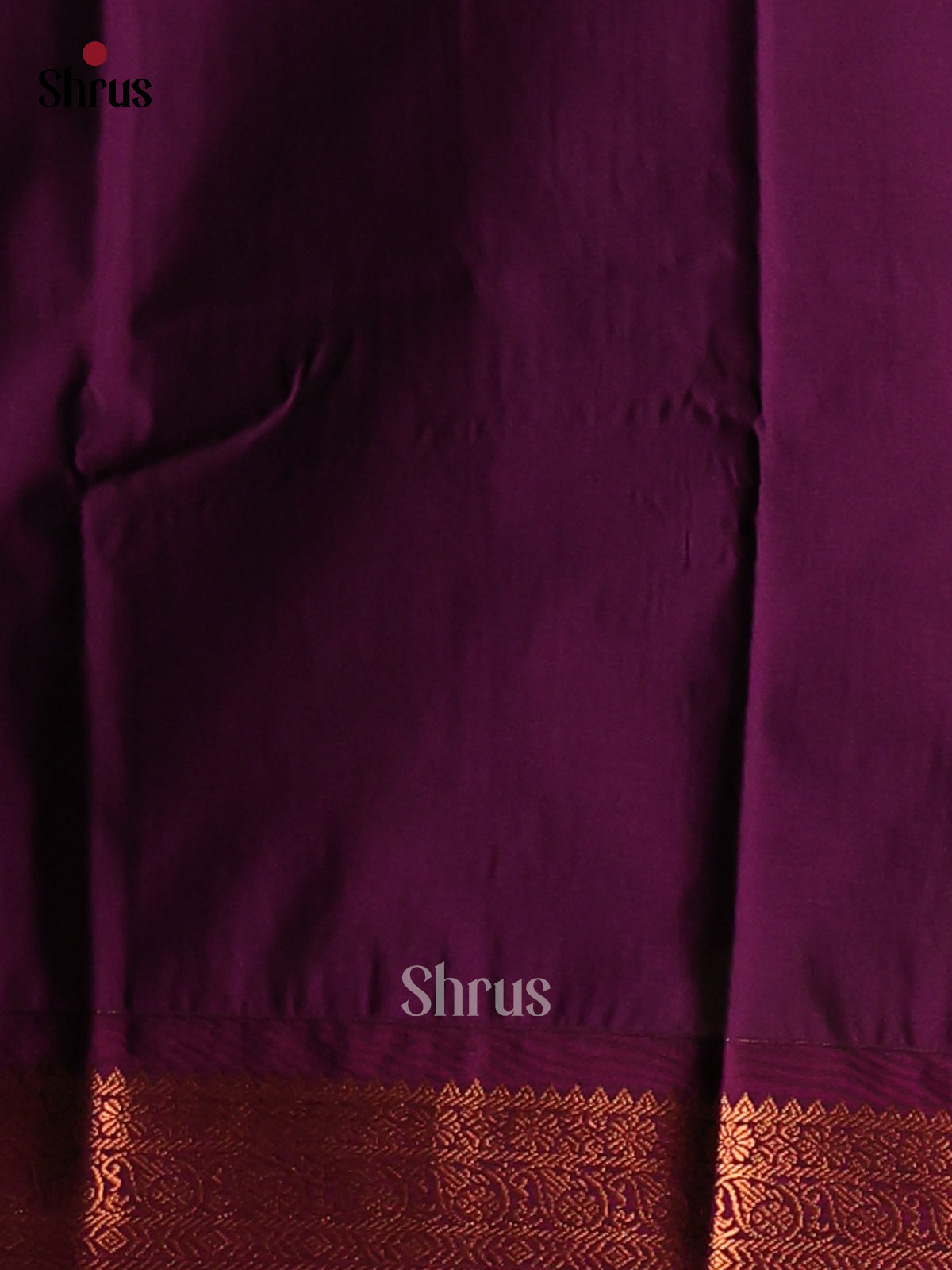 Blue with Violet- Semi Kanchipuram Saree - Shop on Shrus.com