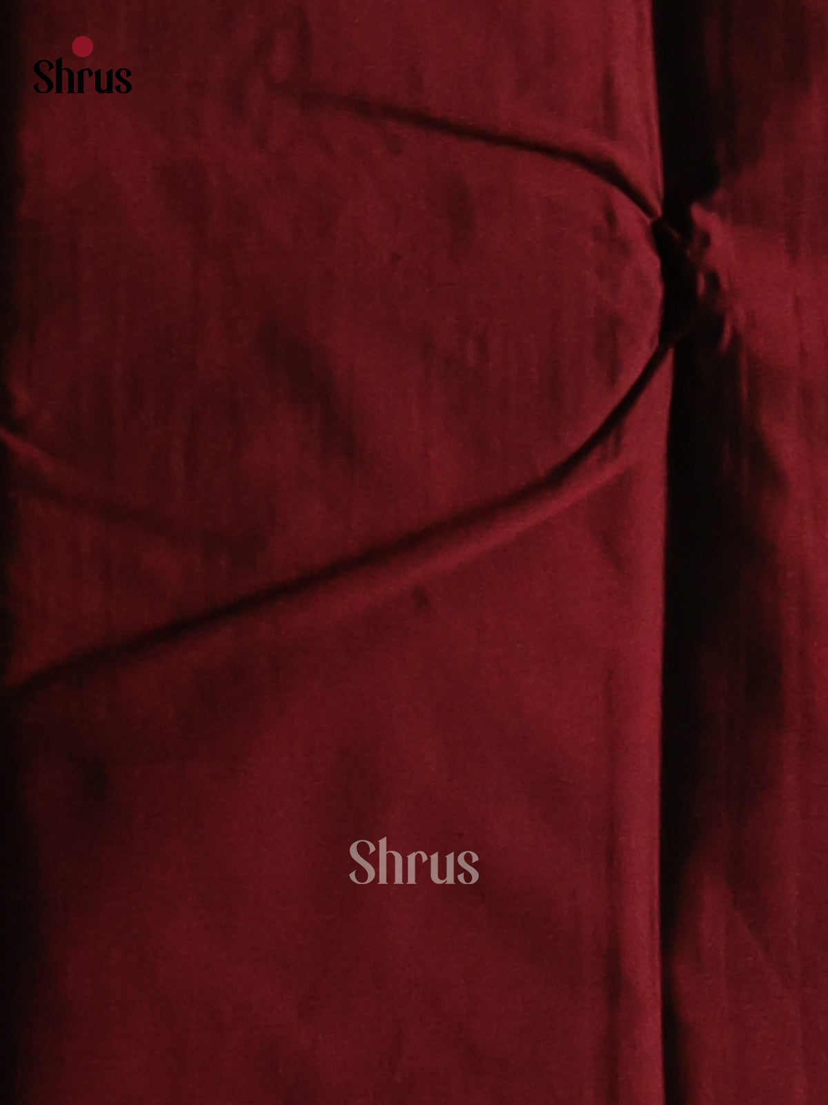 Green with Maroon- Semi Kanchipuram Saree - Shop on Shrus.com