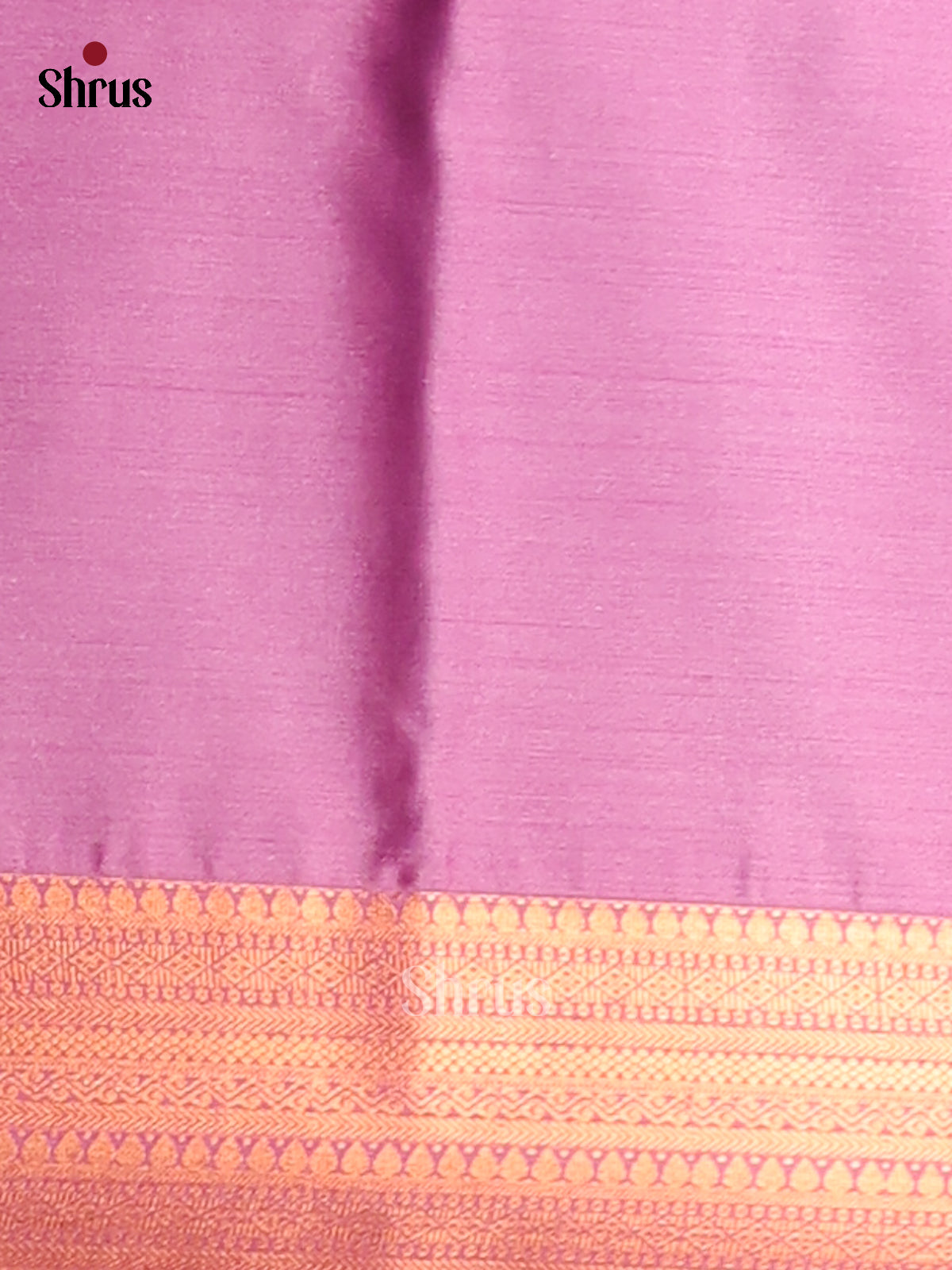 Blue & Pink - Korvai Semi Kanchipuram saree - Shop on Shrus.com