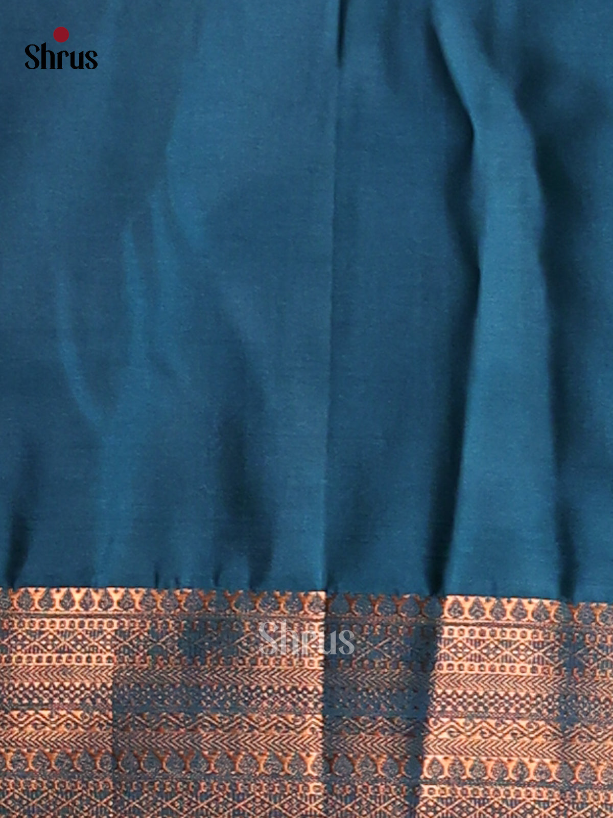 Purple & Blue- Semi Kanchipuram Saree - Shop on Shrus.com