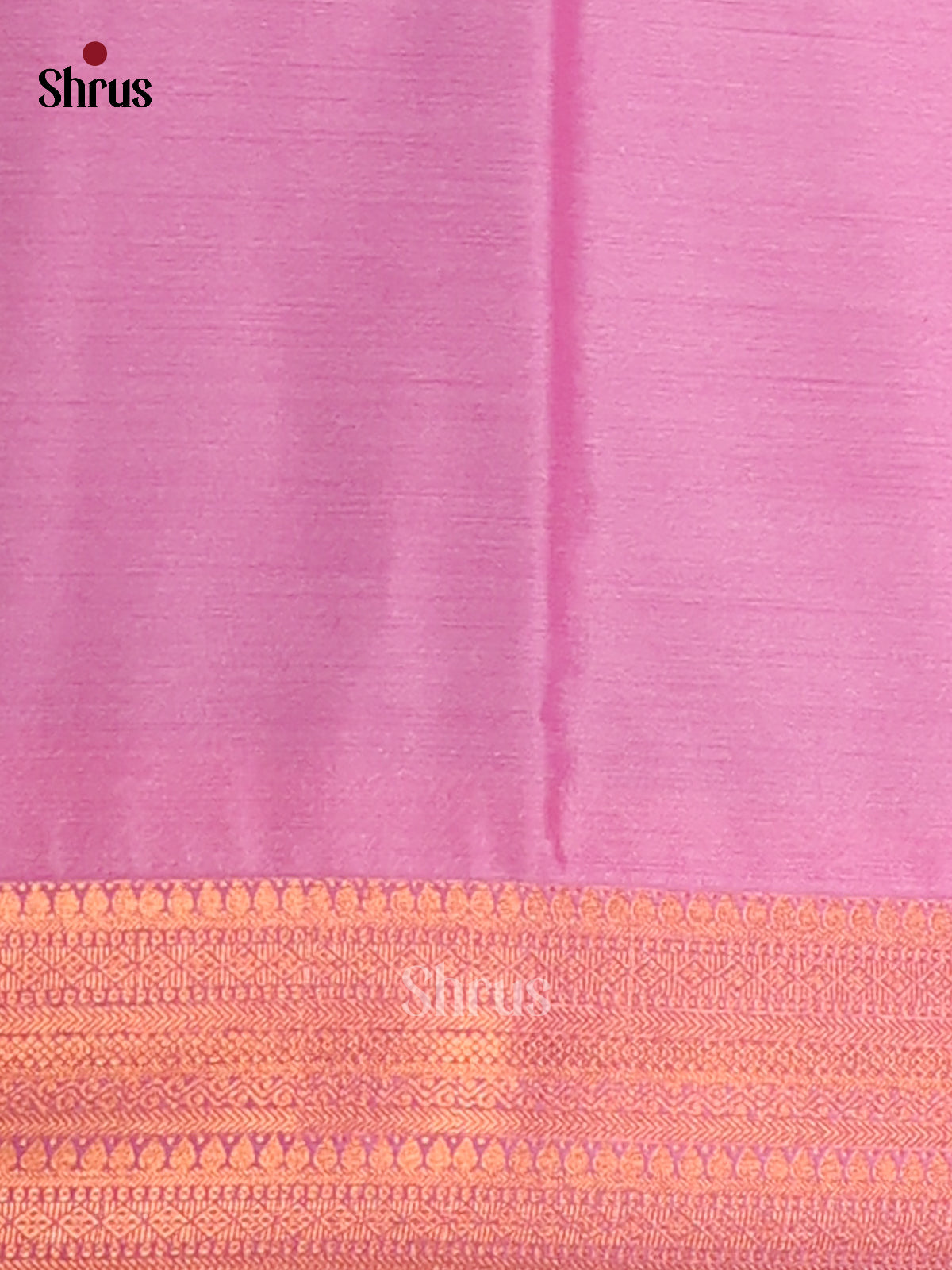 Blue & Purple - Korvai Semi Kanchipuram saree - Shop on Shrus.com