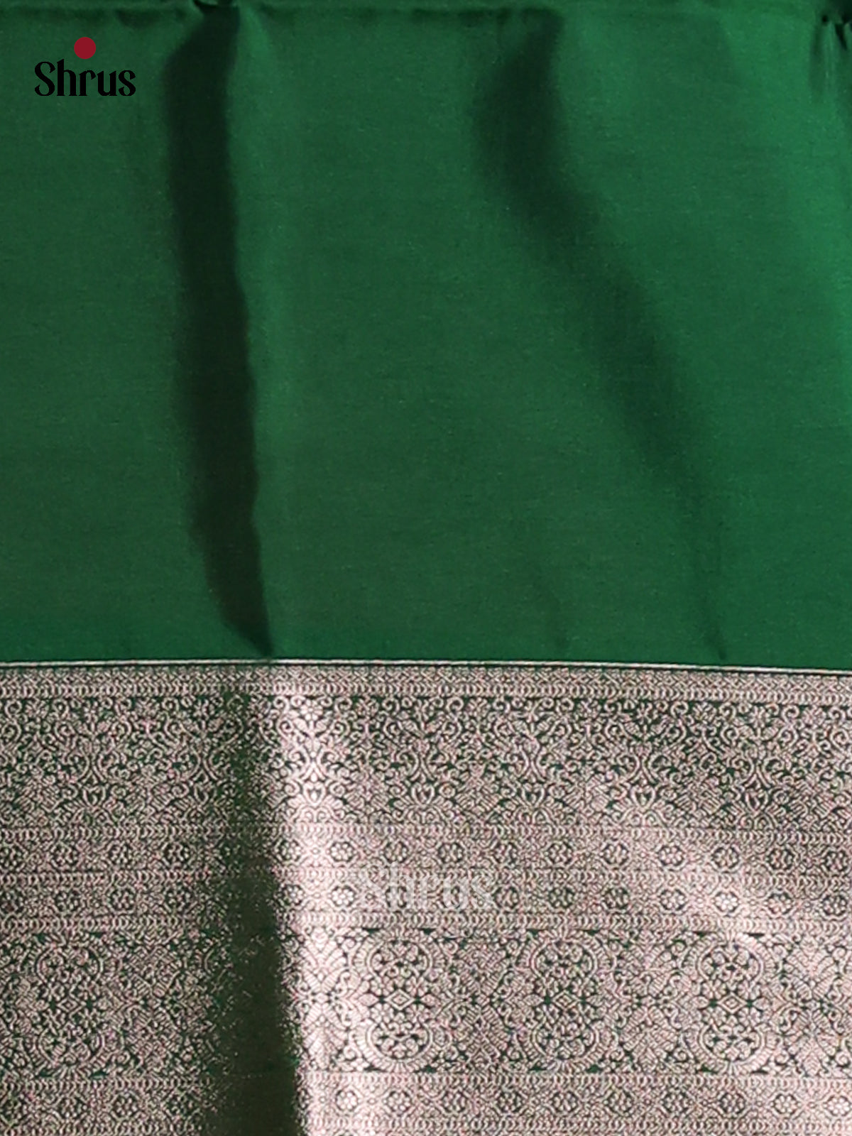 Pink & Green - Semi Softsilk Saree - Shop on Shrus.com