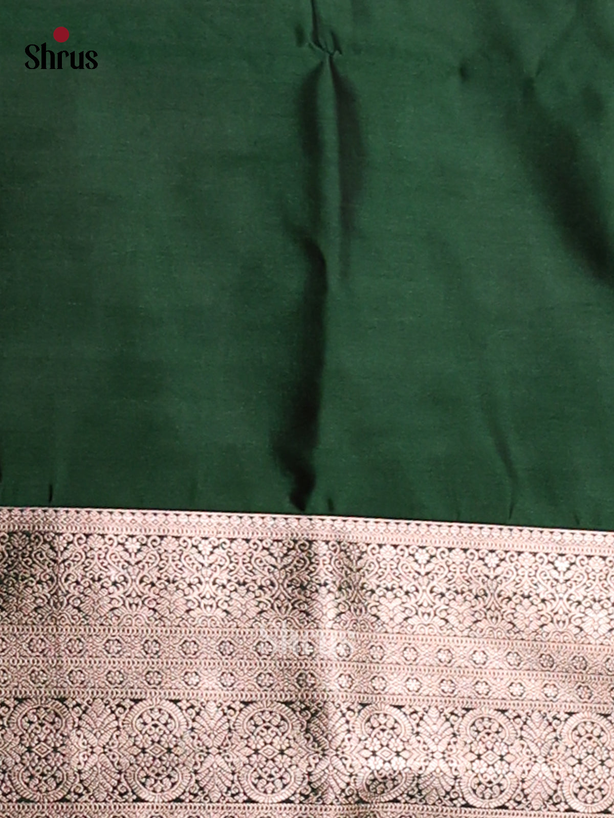Mathulir Green & Green - Semi Softsilk Saree - Shop on Shrus.com