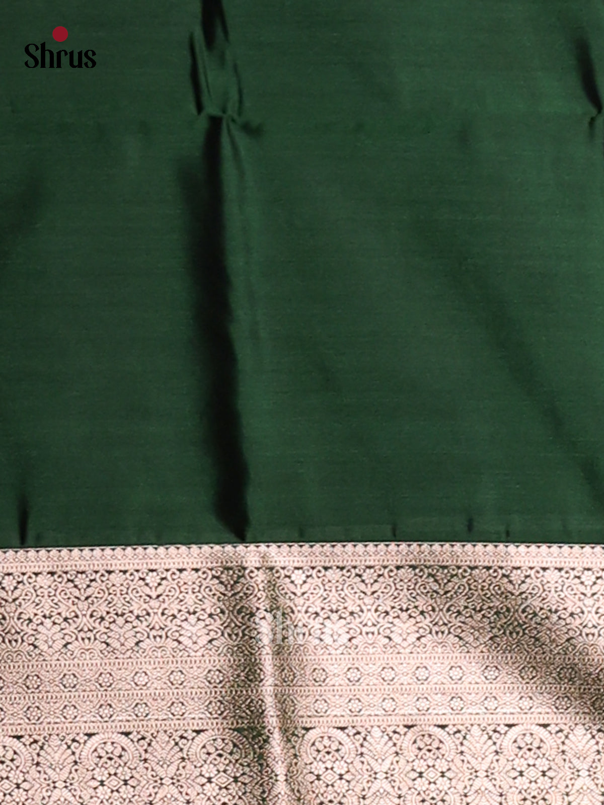 Blue & Green - Semi Softsilk Saree - Shop on Shrus.com