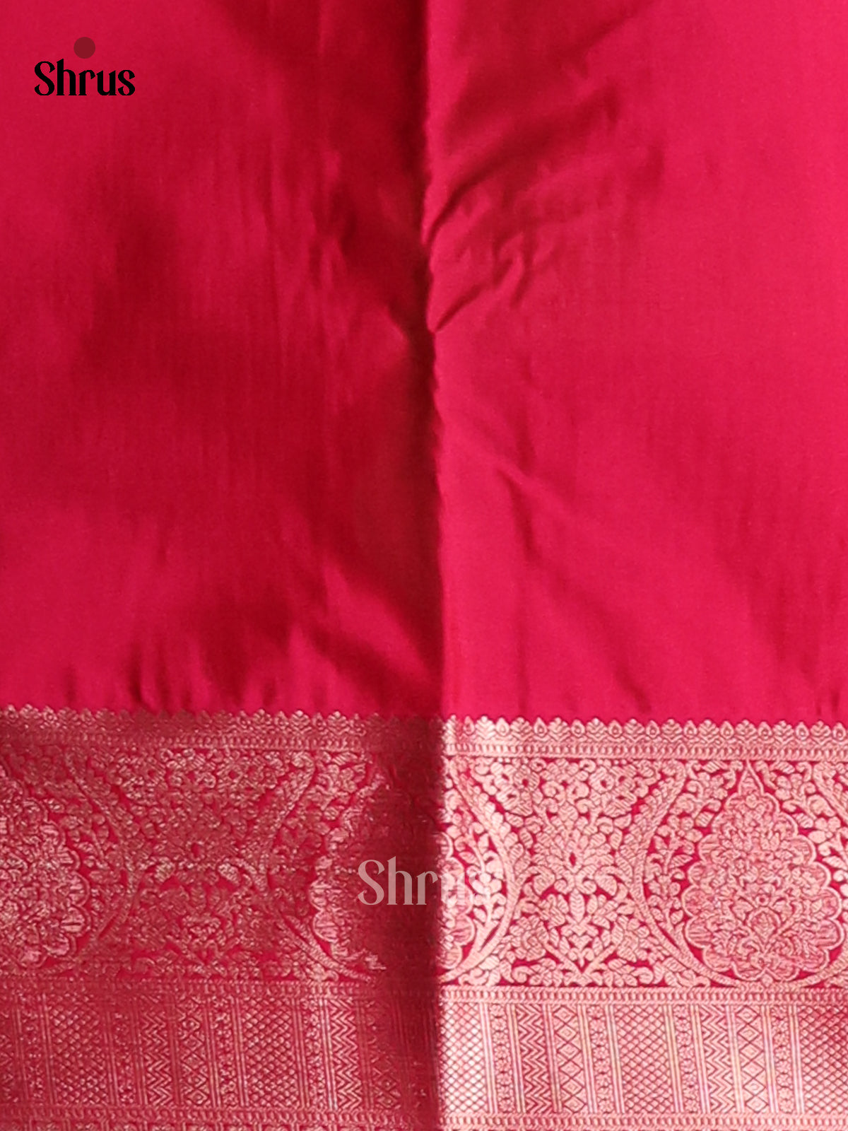 Pastel Blue with Red- Semi Kanchipuram Saree - Shop on Shrus.com