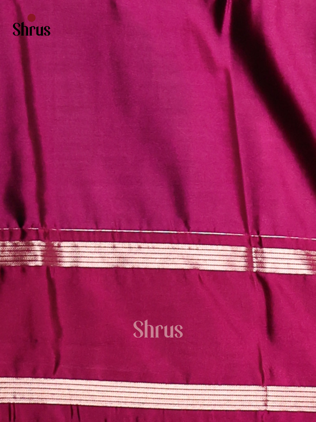 Green & Maroon - Semi Softsilk Saree - Shop on Shrus.com