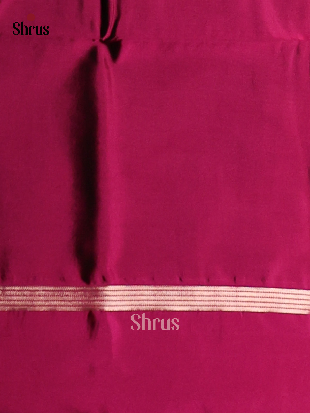 Green & Maroon - Semi Softsilk Saree - Shop on Shrus.com