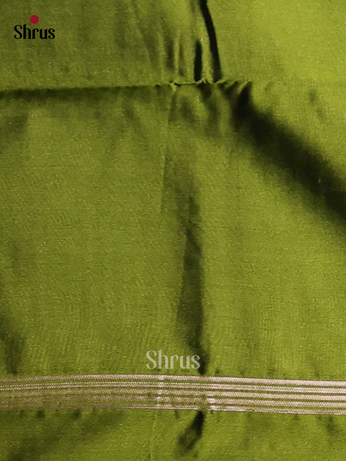 Blue & Green- Semi Softsilk Saree - Shop on Shrus.com