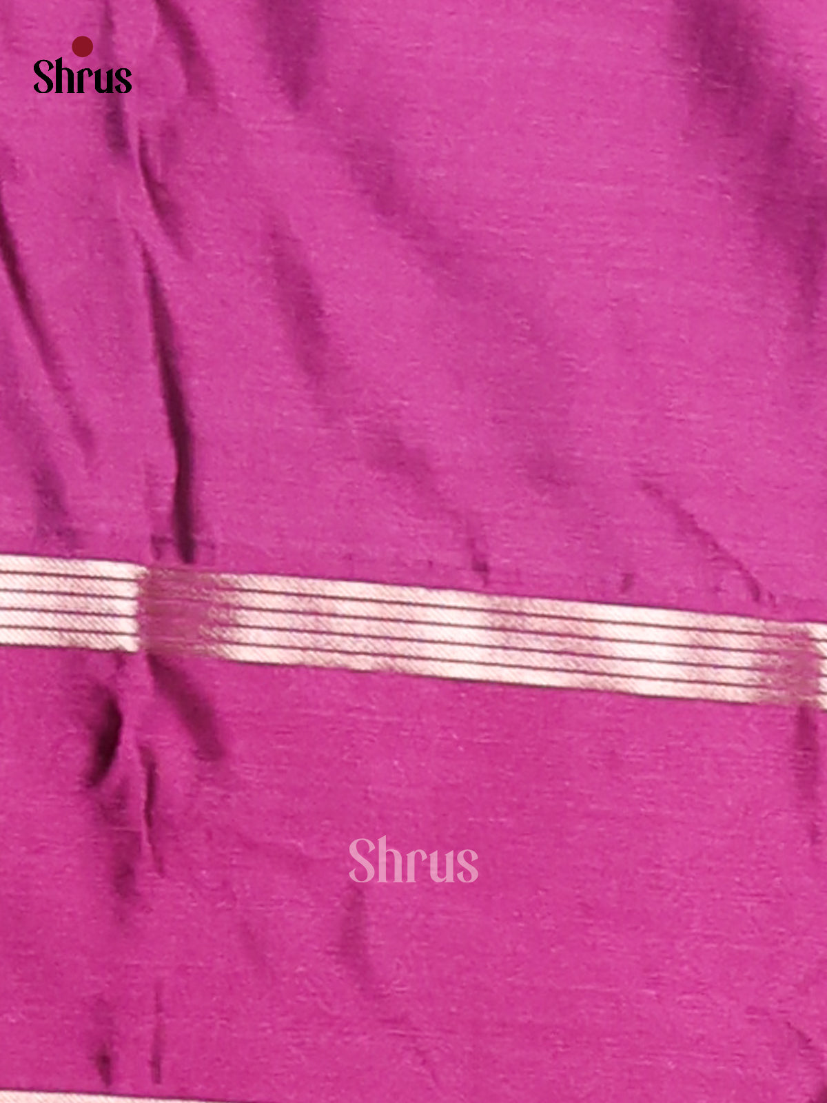 Blue & Majenta - Semi Softsilk Saree - Shop on Shrus.com