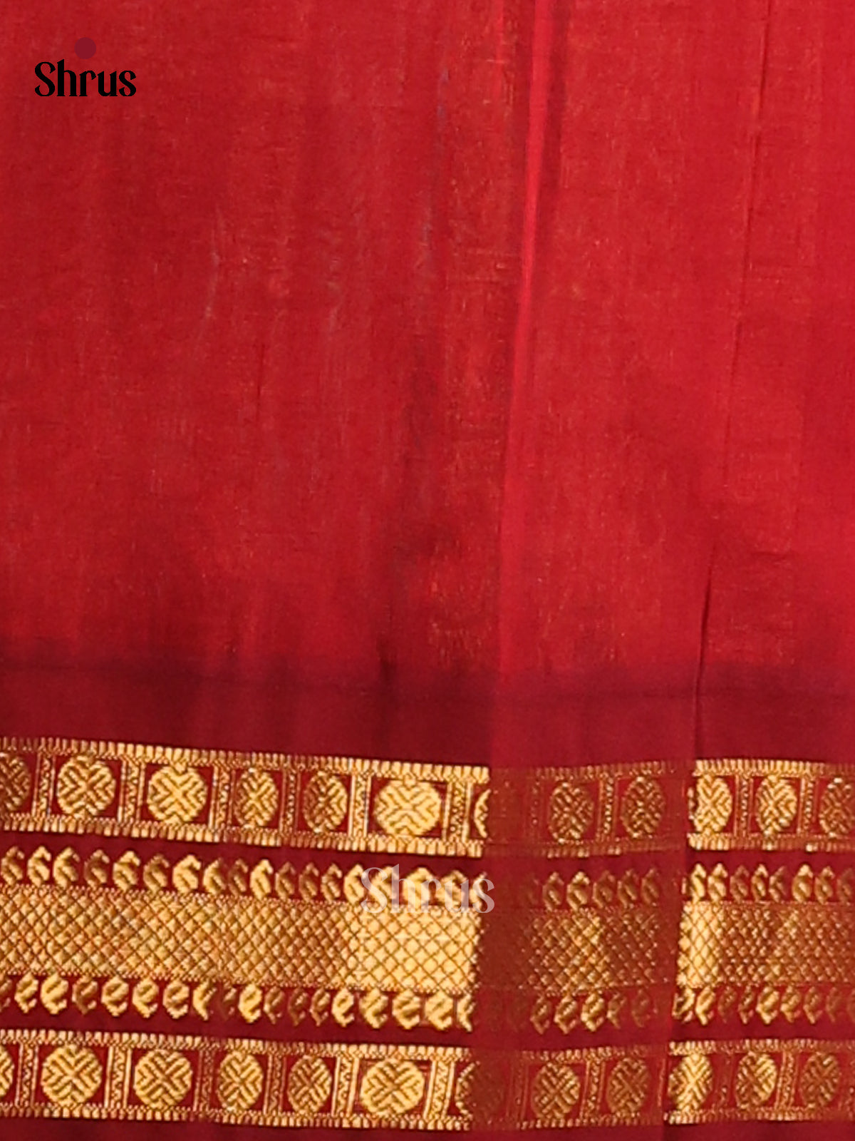 Elegant Green korvai Silk Cotton Saree with Red Zari Border & Brocade Pallu -1