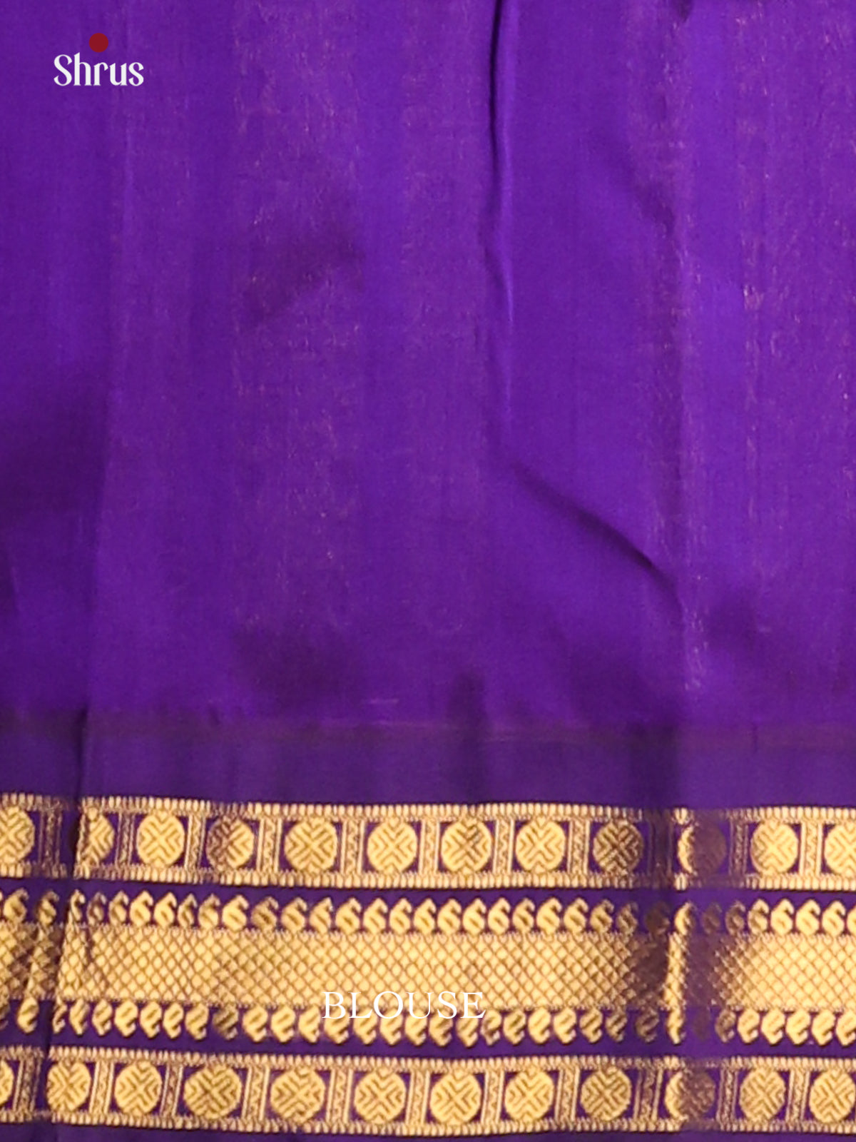 Lustrous Sky Blue Silk Cotton Saree with violet zari border - Shop on Shrus.com