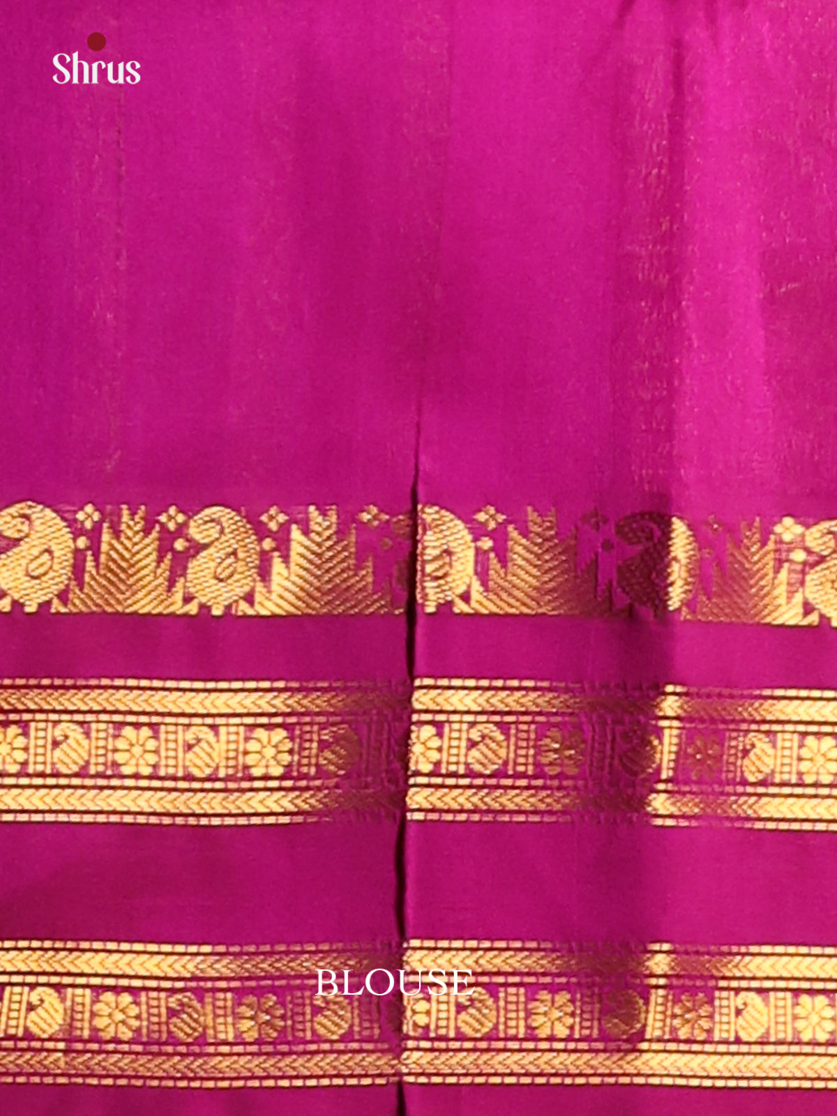 Beautiful Teal Green Silk Cotton Saree with contrast pink rettaipet zari border - Shop on Shrus.com