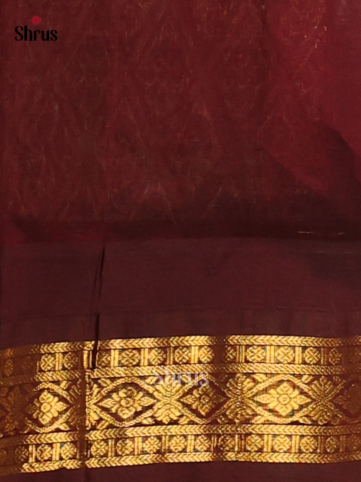Exquisite Pastel Blue Silk Cotton Saree with gold zari floral brocade pallu - Shop on Shrus.com