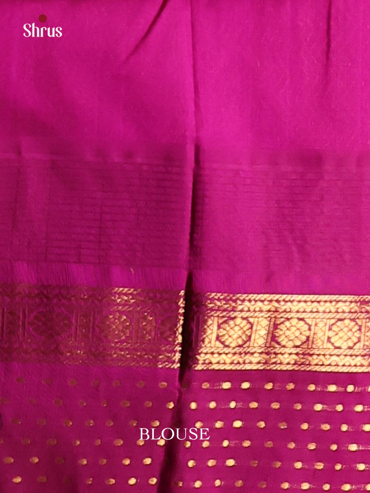 Luminous Mambala Yellow Silk Cotton Saree with gold paisley butta ,majenta brocade pallu - Shop on Shrus.com