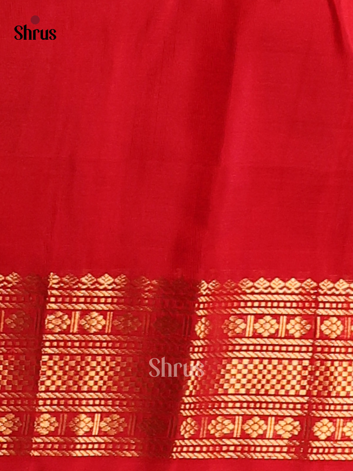 Beautiful Green Silk Cotton Saree with zari podi kattam, contrast zari border - Shop on Shrus.com