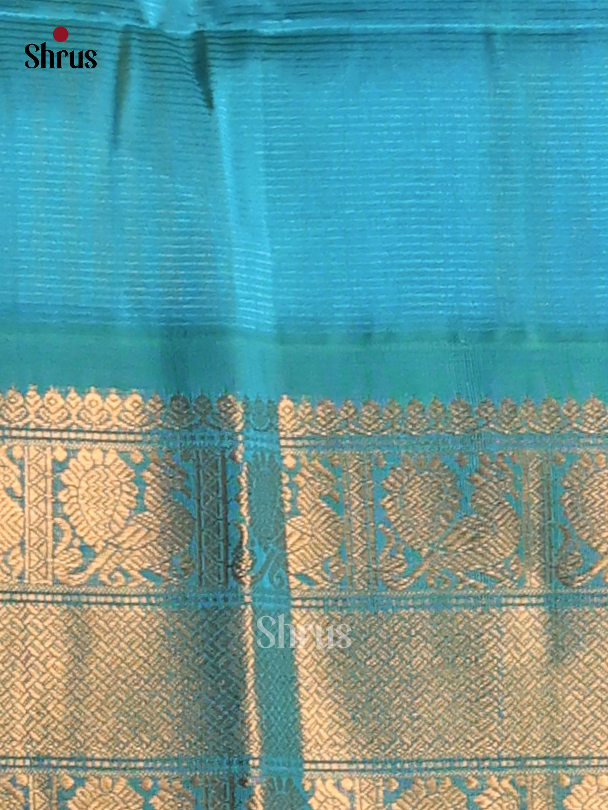 Enchanting Yellow Silk Cotton Saree with Aqua Blue Zari Pallu - Shop on Shrus.com