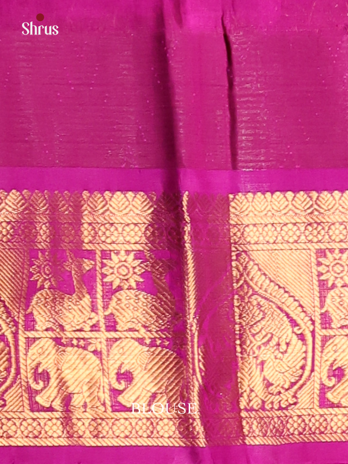 Fabulous Teal Silk Cotton Saree with zari checks, rich brocade border - Shop on Shrus.com