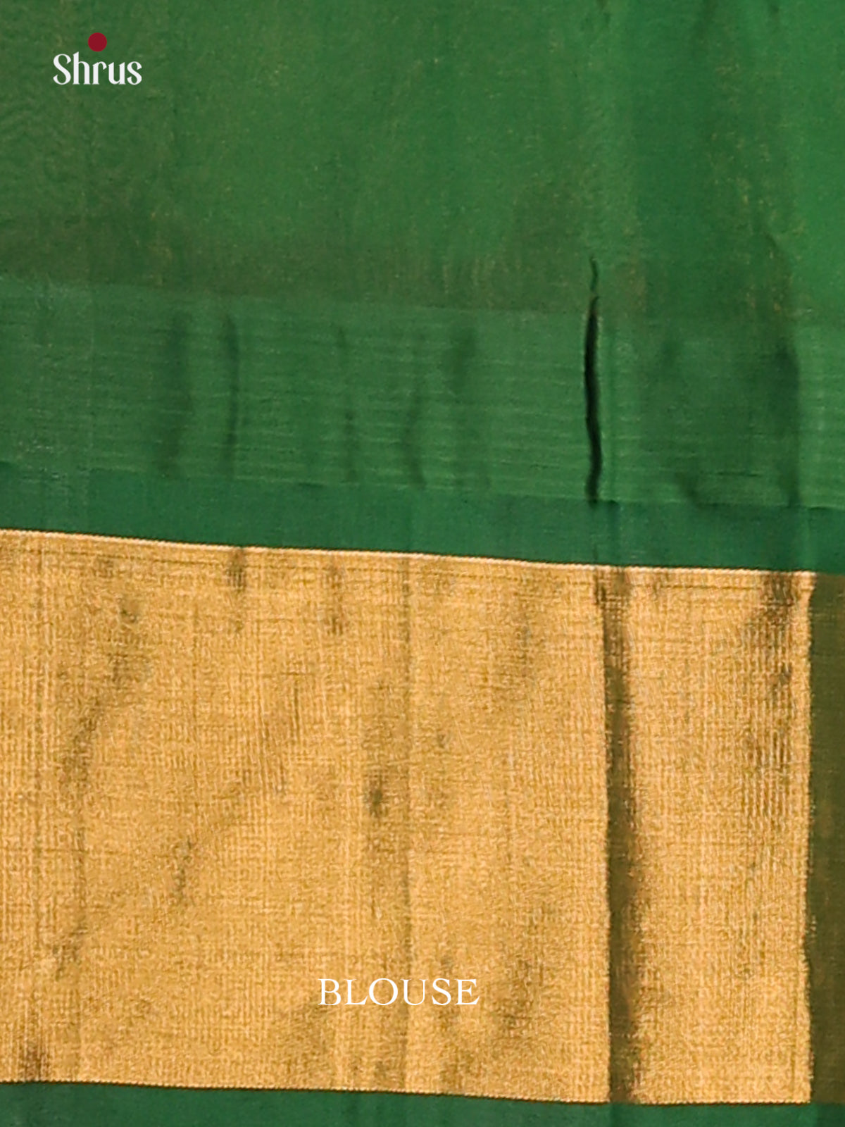 Regal Pink Silk Cotton Saree with gold zari Green brocade pallu - Shop on Shrus.com