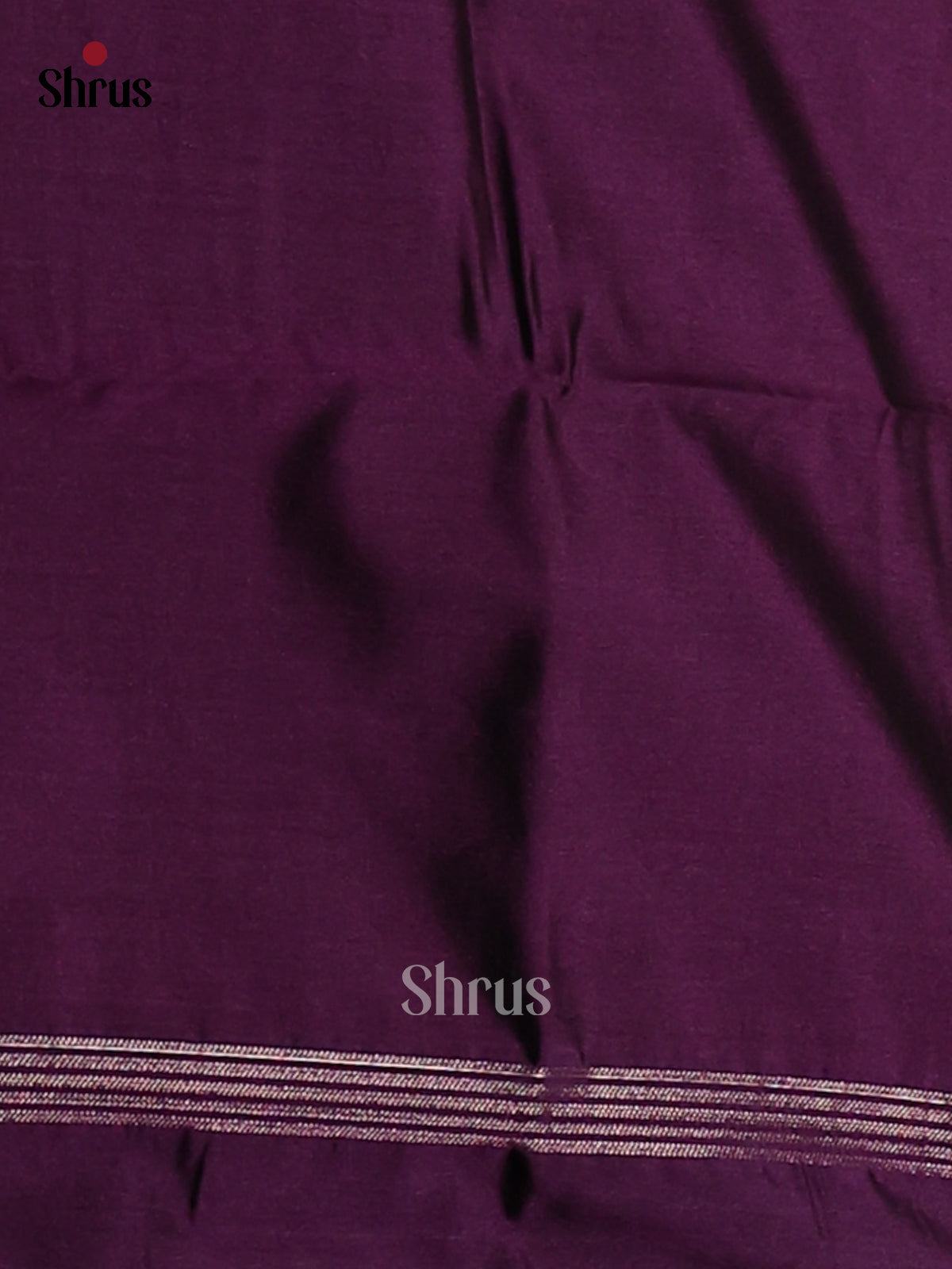 Blue & Violet- Semi Softsilk Saree - Shop on Shrus.com