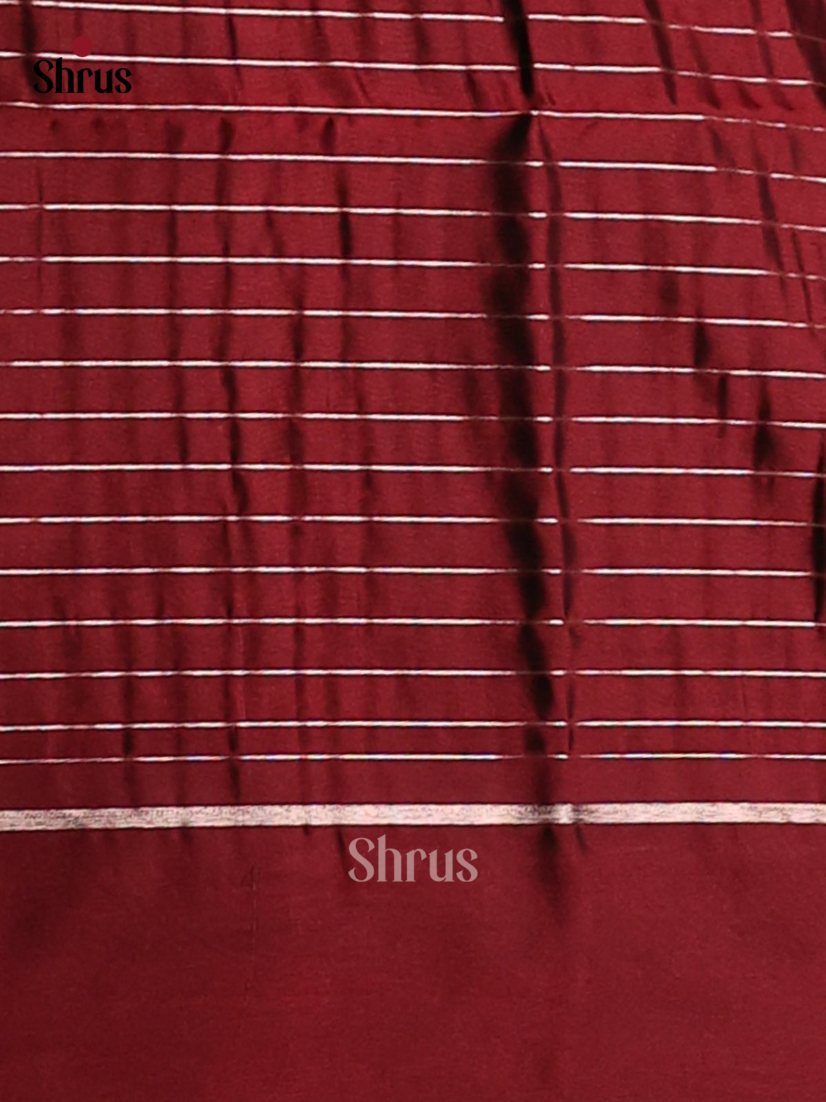 Green & Maroon - Semi Softsilk Saree - Shop on Shrus.com