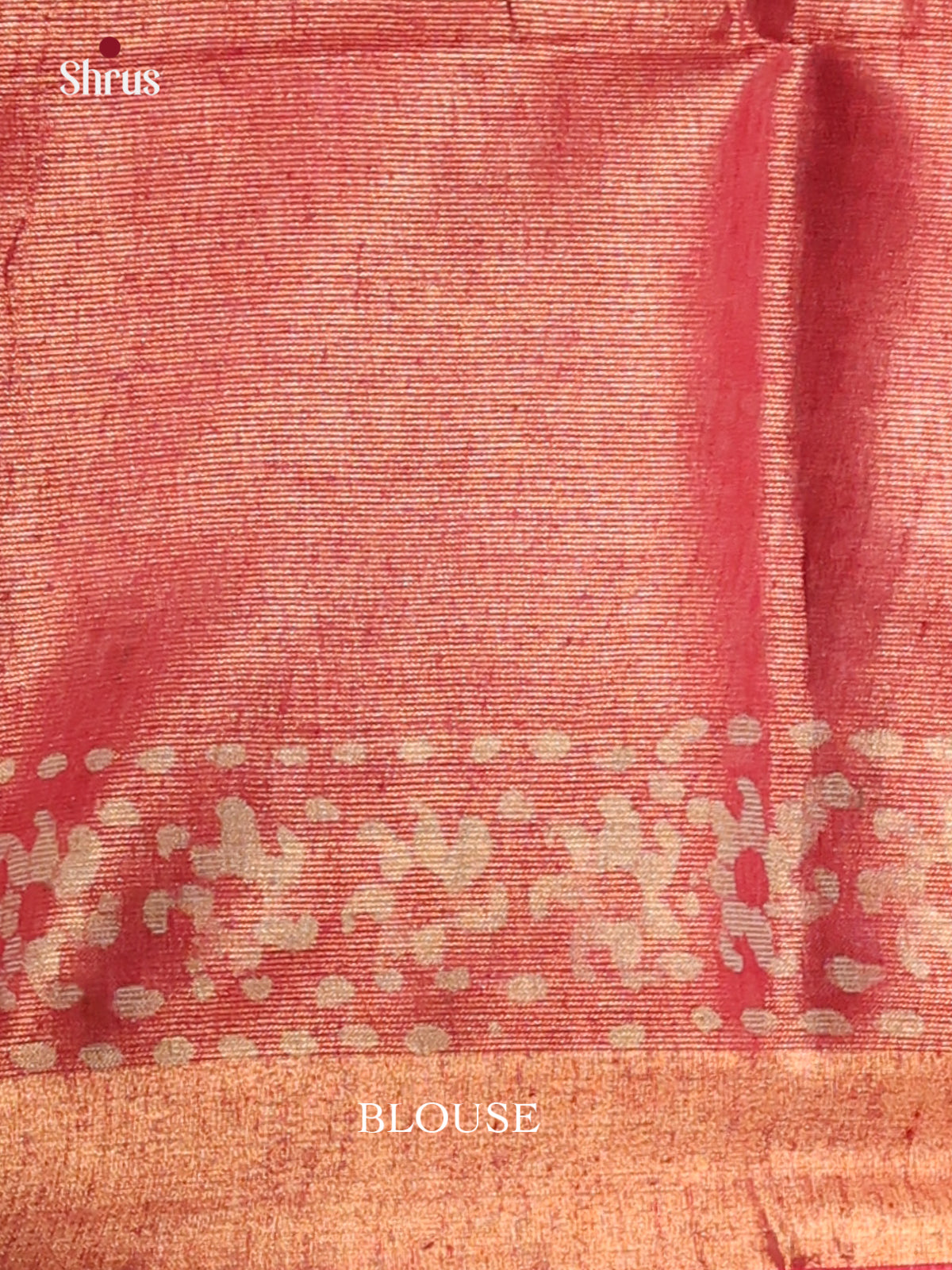 Blue & Red - Bhatik Saree - Shop on Shrus.com