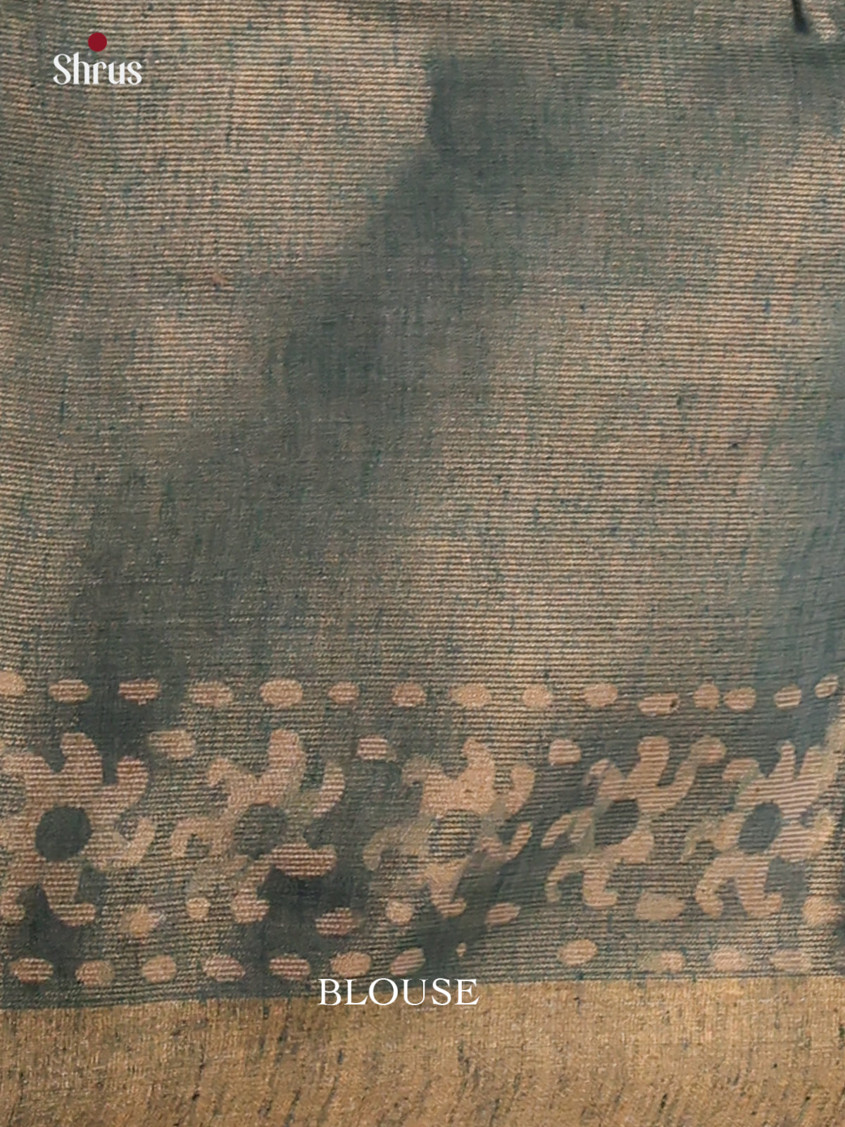 Elephant grey & Light Blue - Bhatik Saree - Shop on Shrus.com
