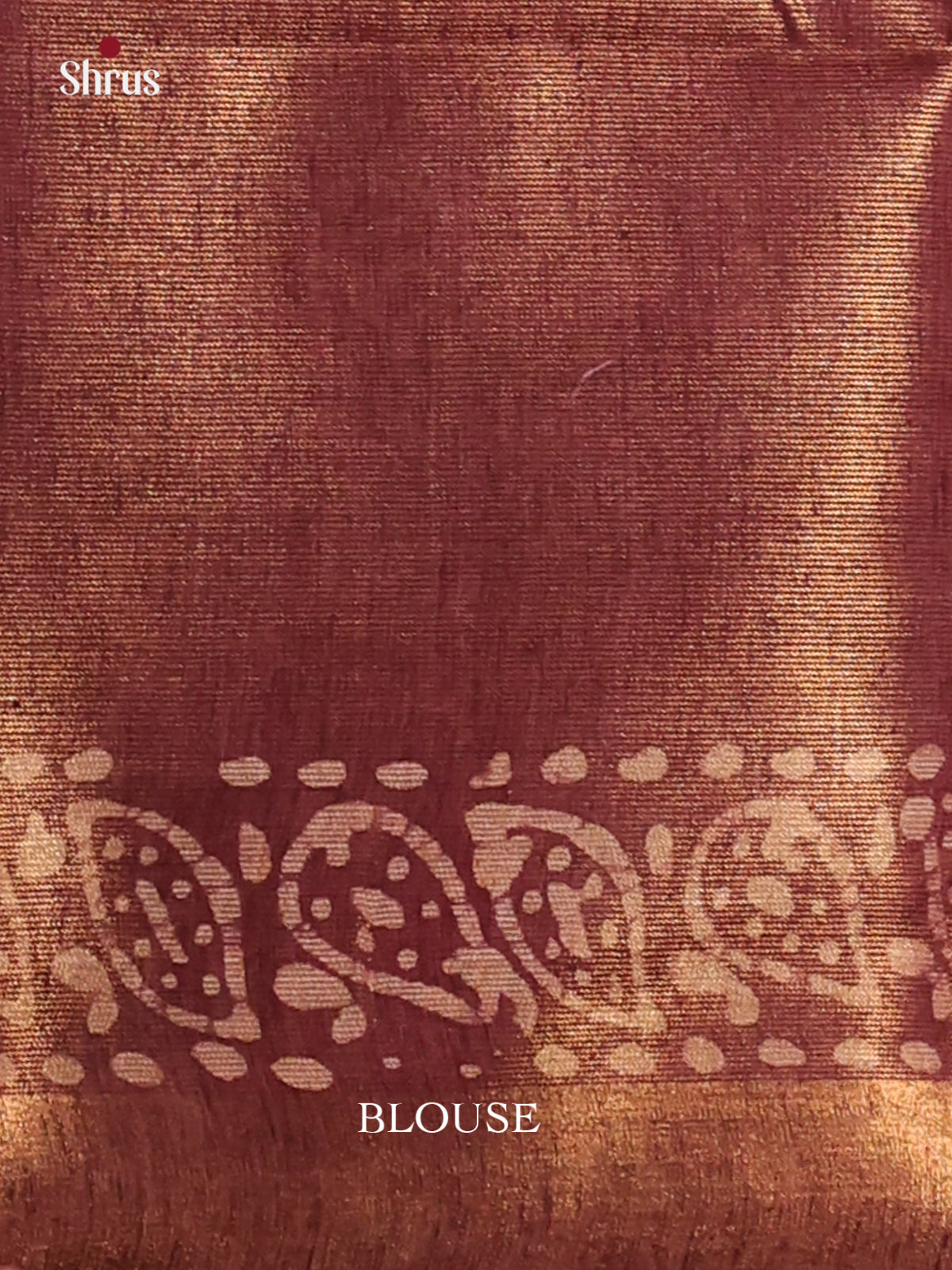 Pink & Brown - Bhatik Saree - Shop on Shrus.com