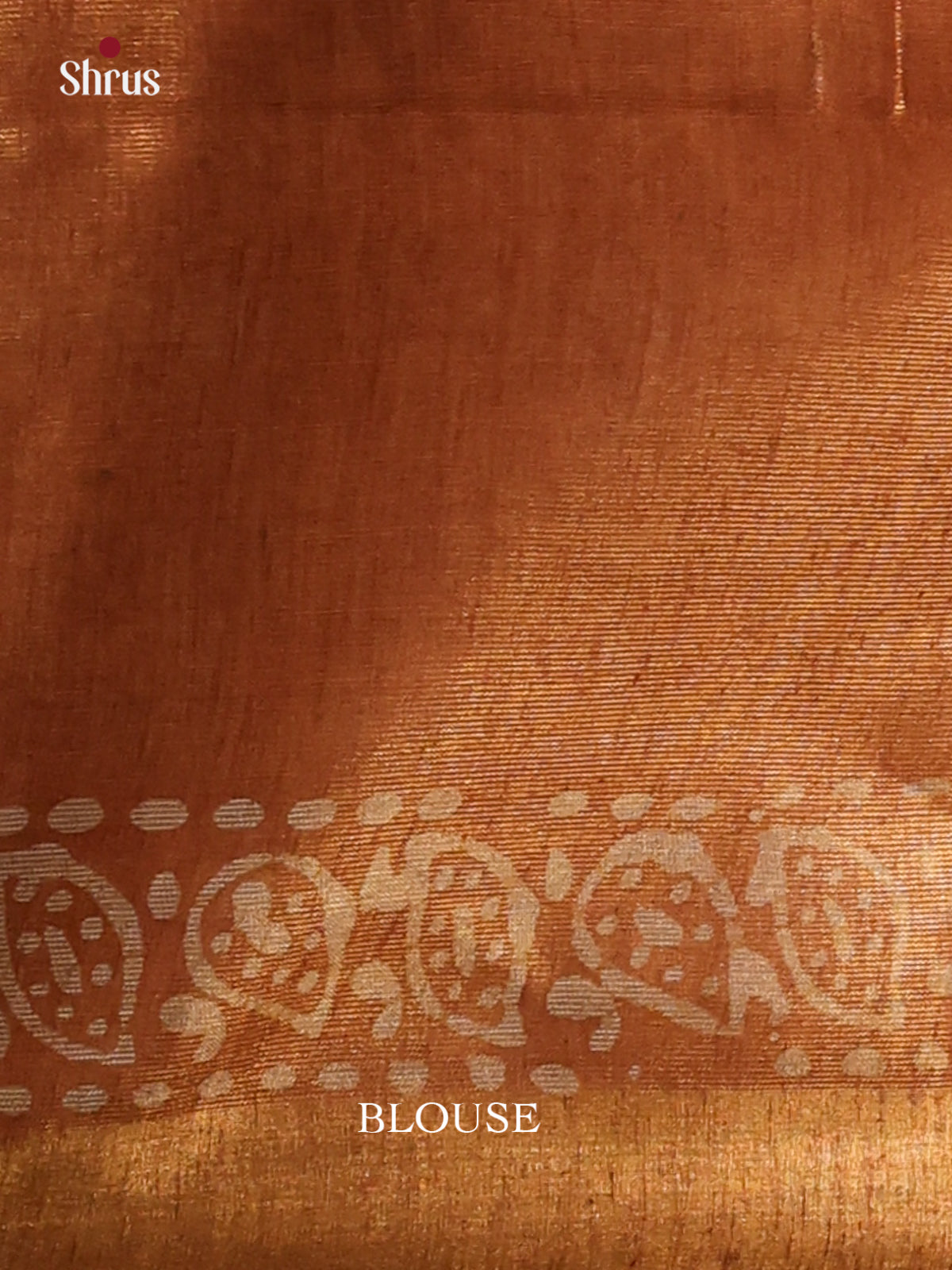 Dark Brown & Brown- Bhatik Saree - Shop on Shrus.com