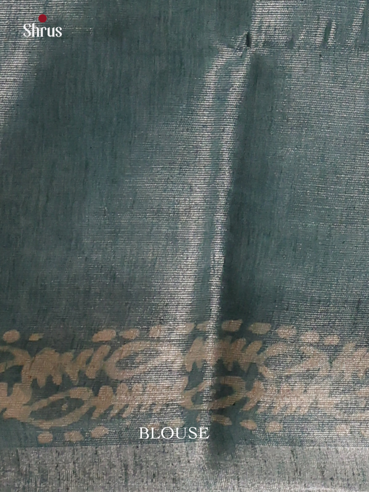 Grey & Light Blue- Bhatik Saree - Shop on Shrus.com