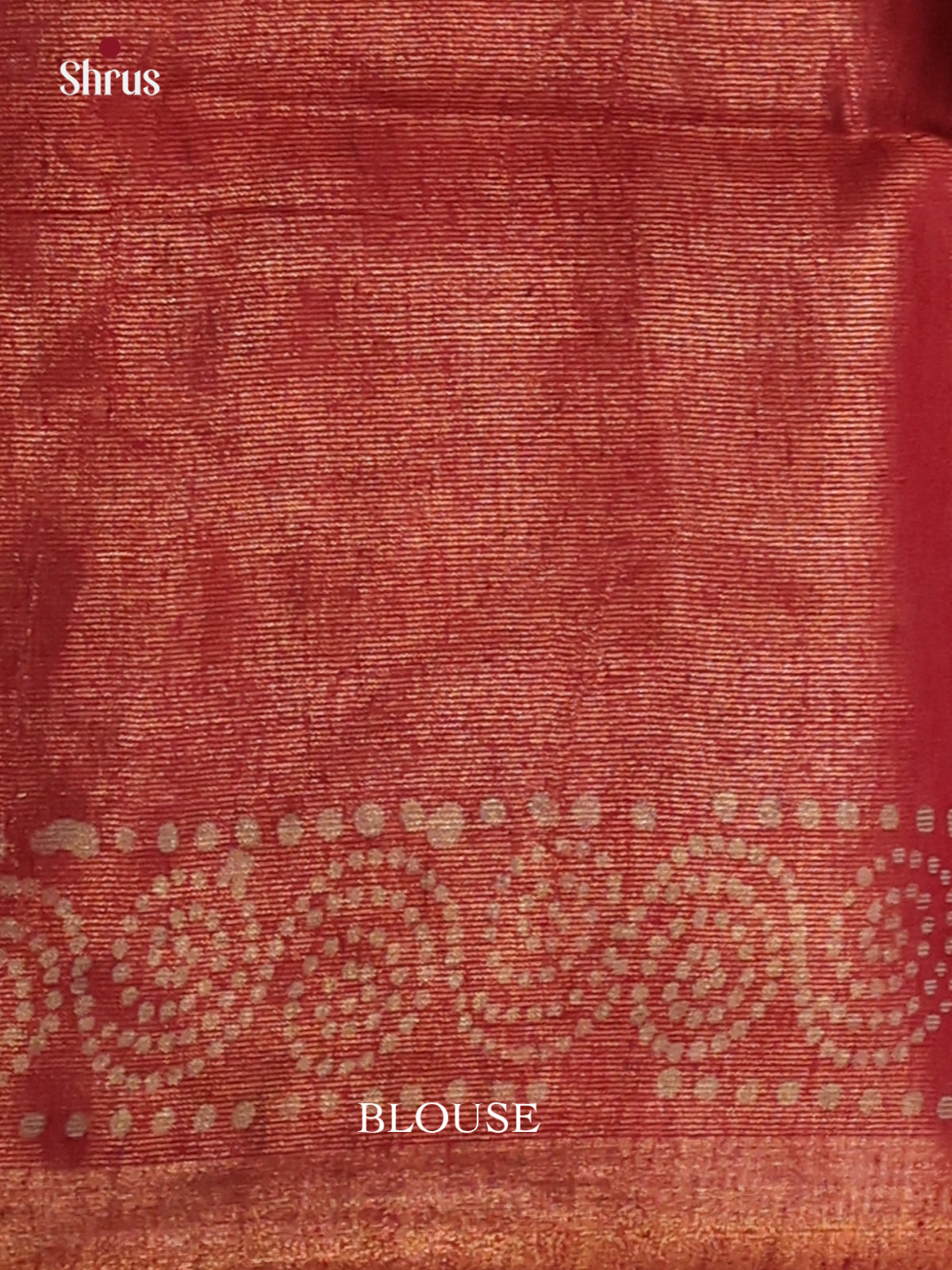 Blue & Red - Bhatik Saree - Shop on Shrus.com