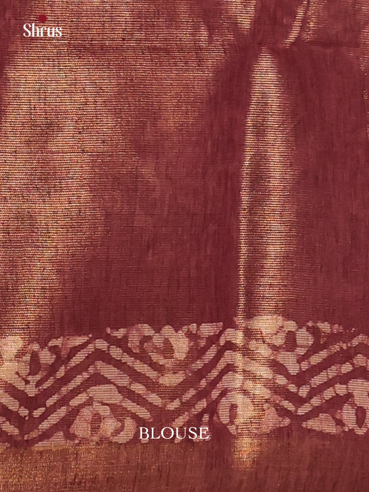 Pink & Brown- Bhatik Saree - Shop on Shrus.com