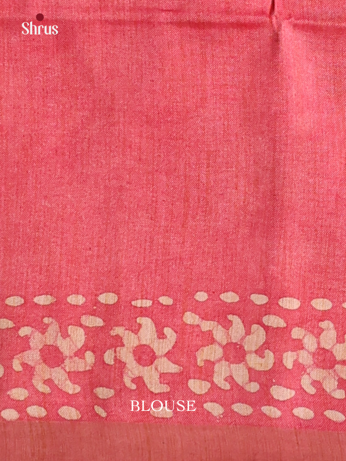 Blue & Pink - Bhatik Saree - Shop on Shrus.com