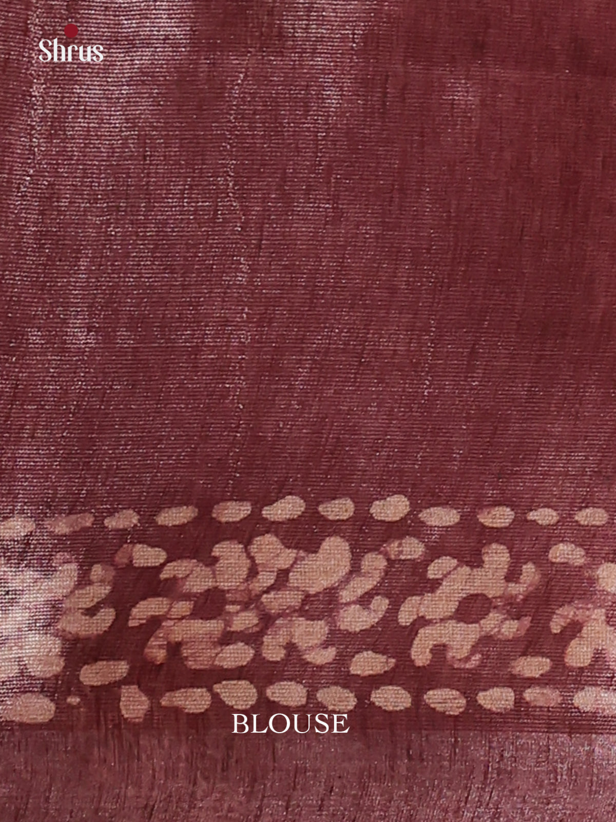 pink & Brown - Bhatik Saree - Shop on Shrus.com
