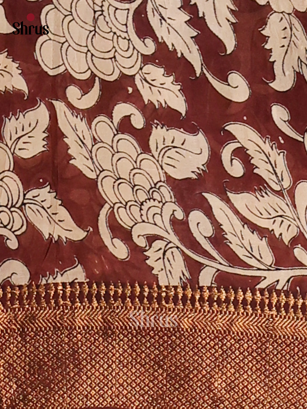 DES28150 - chennur-kalamkari Saree - Shop on Shrus.com