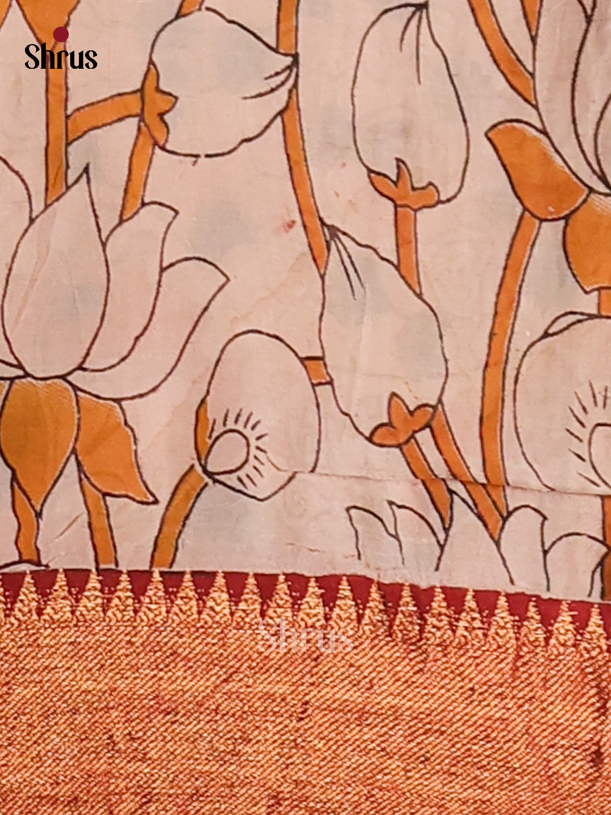 DES28152 - chennur-kalamkari Saree - Shop on Shrus.com