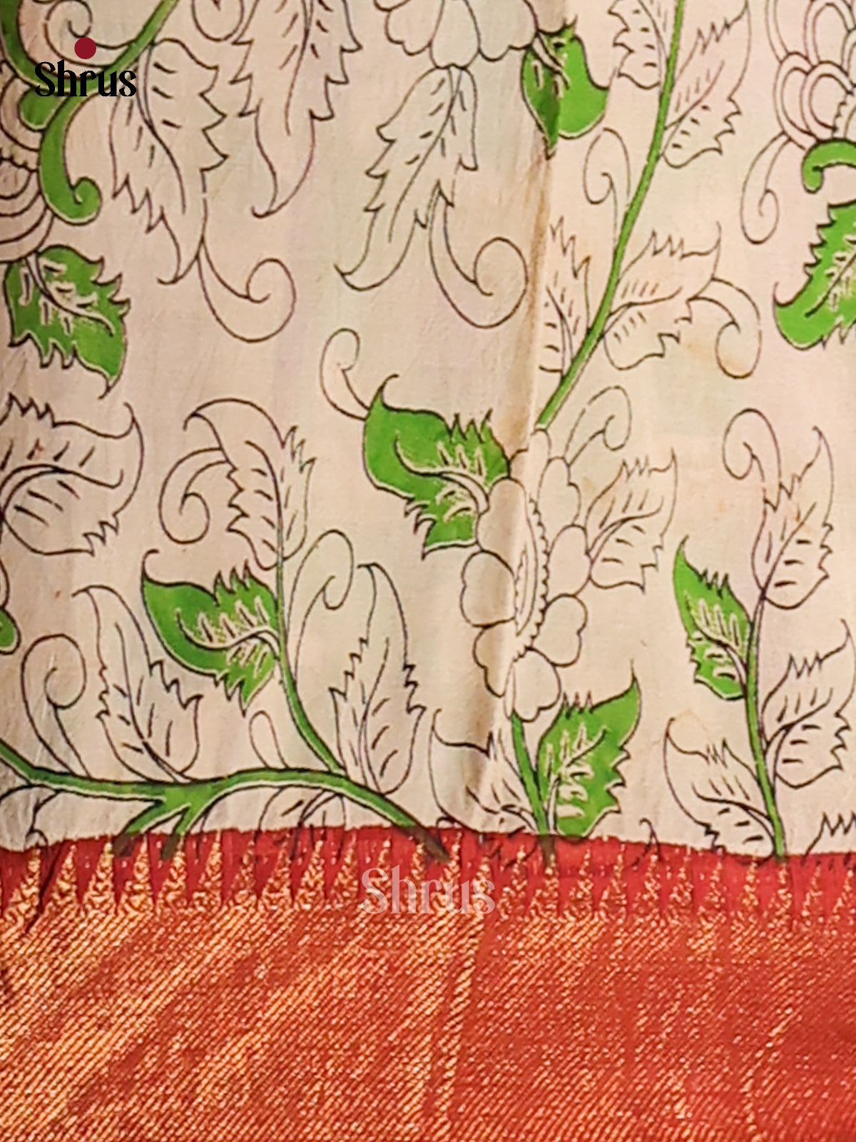 DES28153 - chennur-kalamkari Saree - Shop on Shrus.com