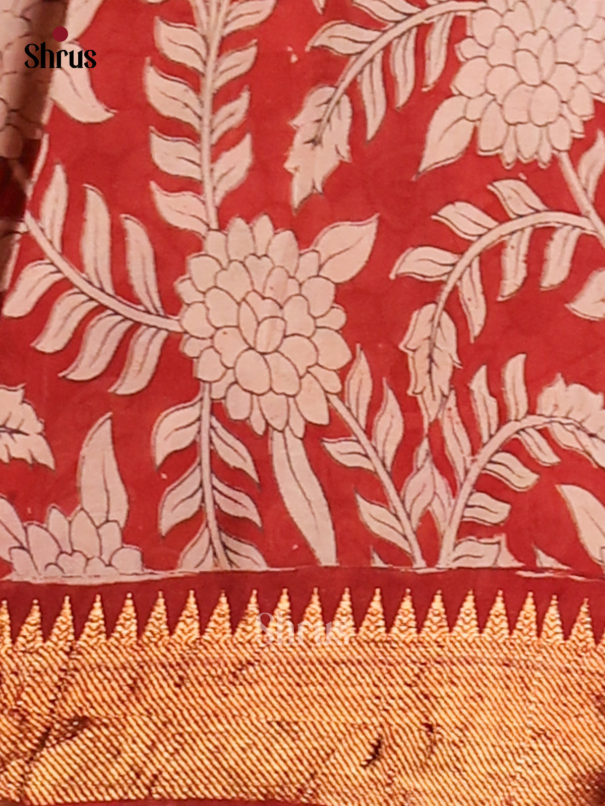 DES28160 - chennur-kalamkari Saree - Shop on Shrus.com