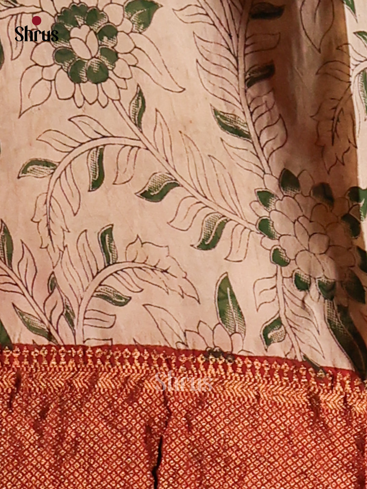 DES28162 - chennur-kalamkari Saree - Shop on Shrus.com