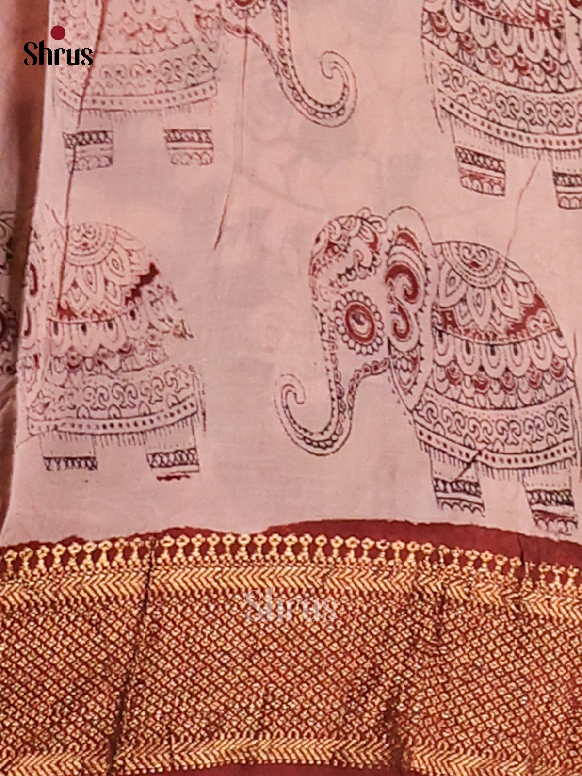DES28163 - chennur-kalamkari Saree - Shop on Shrus.com