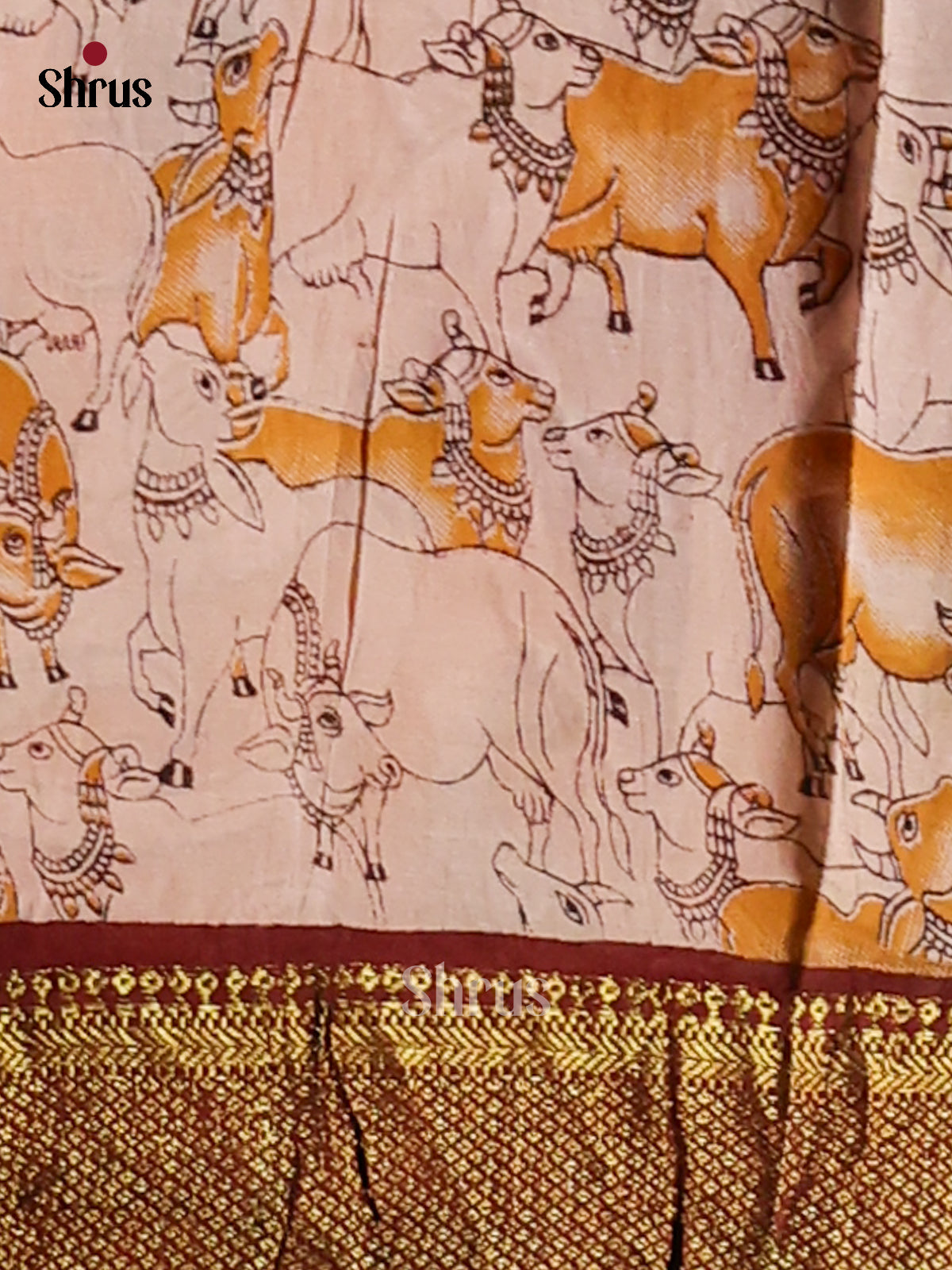 DES28175 - chennur-kalamkari Saree - Shop on Shrus.com