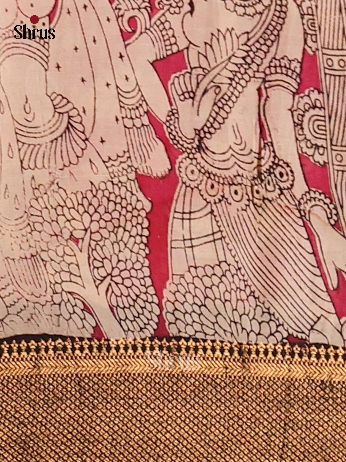 DES28185 - chennur-kalamkari Saree - Shop on Shrus.com