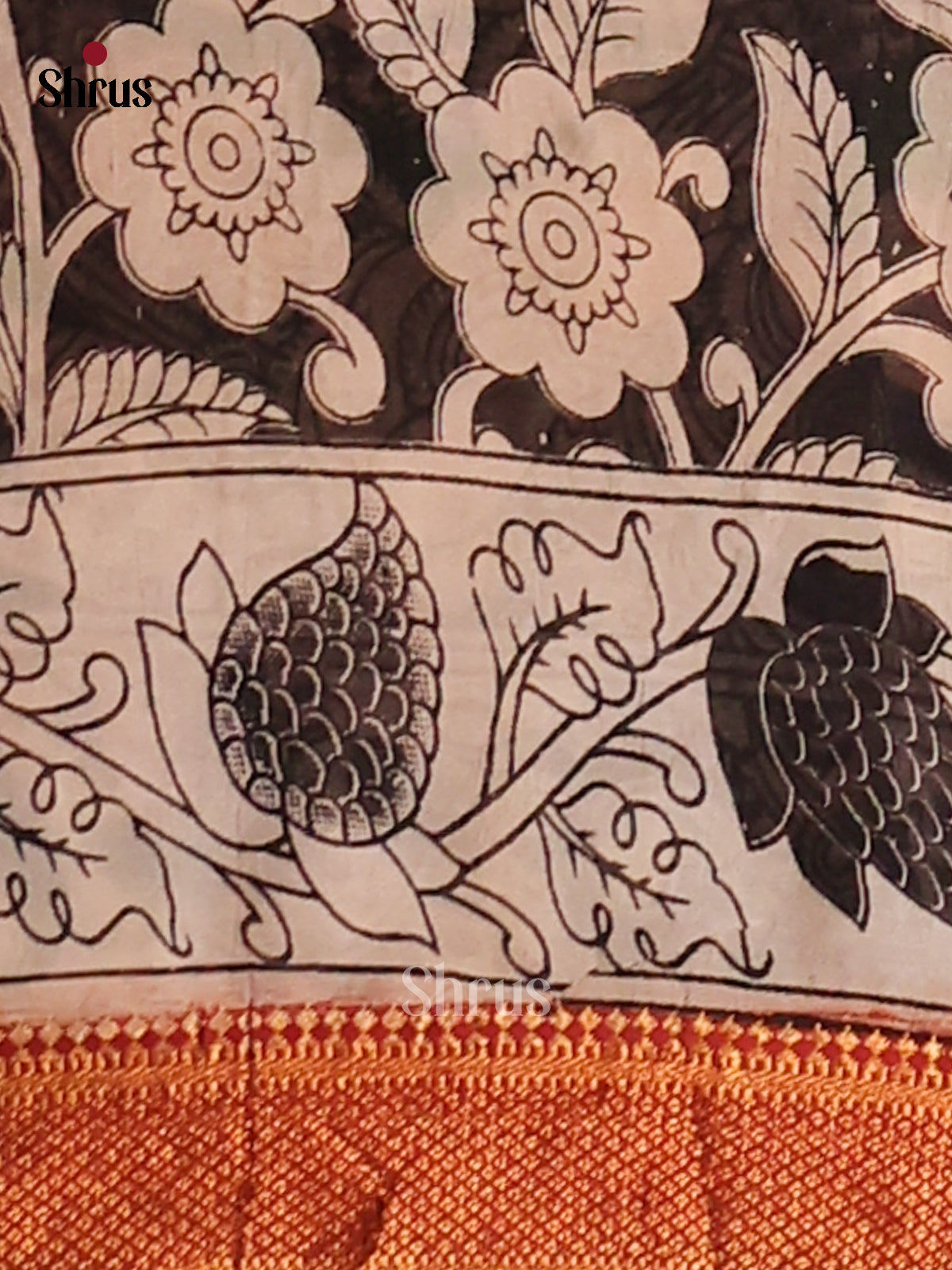 DES28189 - chennur-kalamkari Saree - Shop on Shrus.com