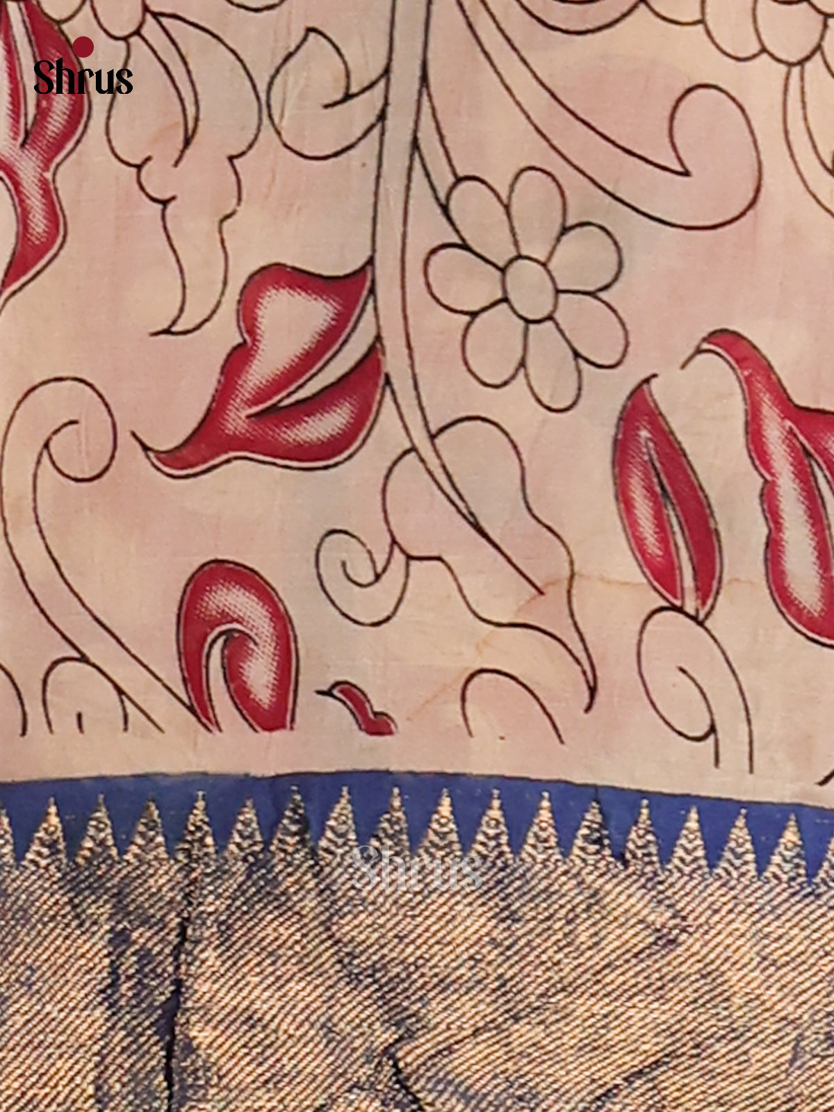 DES28201 - chennur-kalamkari Saree - Shop on Shrus.com