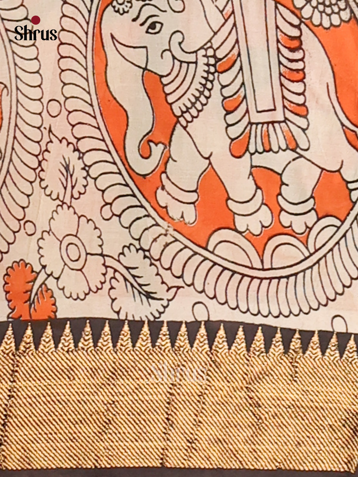 DES28203 - chennur-kalamkari Saree - Shop on Shrus.com