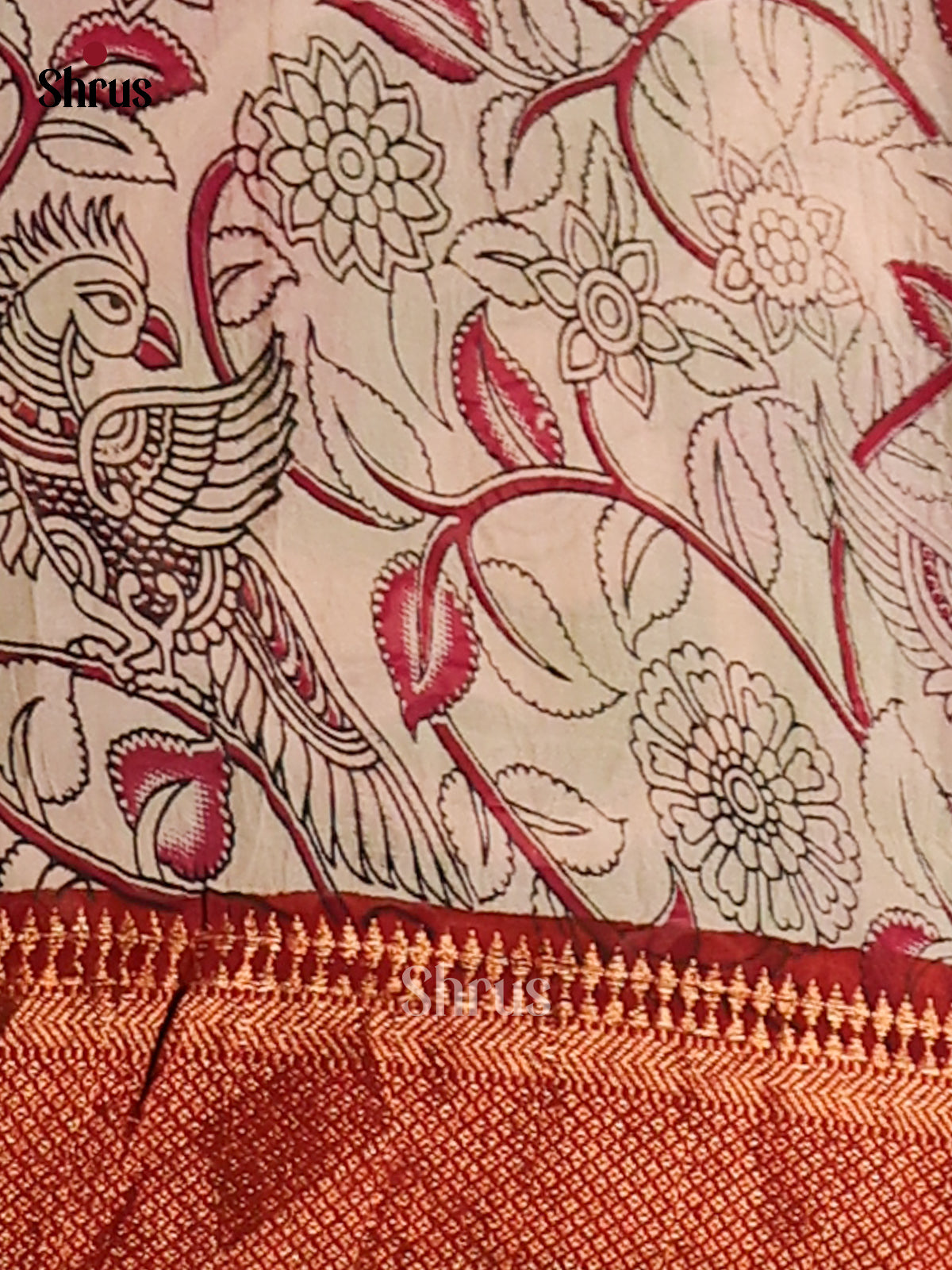 DES28212 - chennur-kalamkari Saree - Shop on Shrus.com