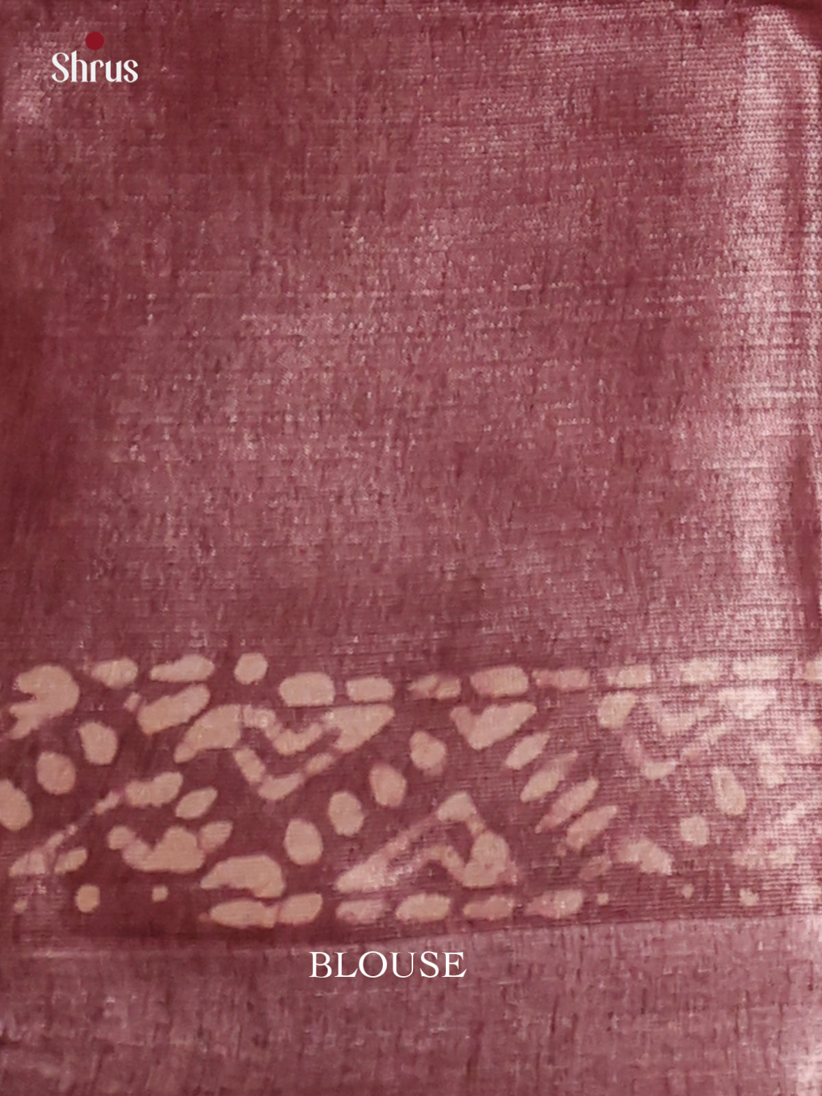 Pink & Brown - Bhatik Saree - Shop on Shrus.com