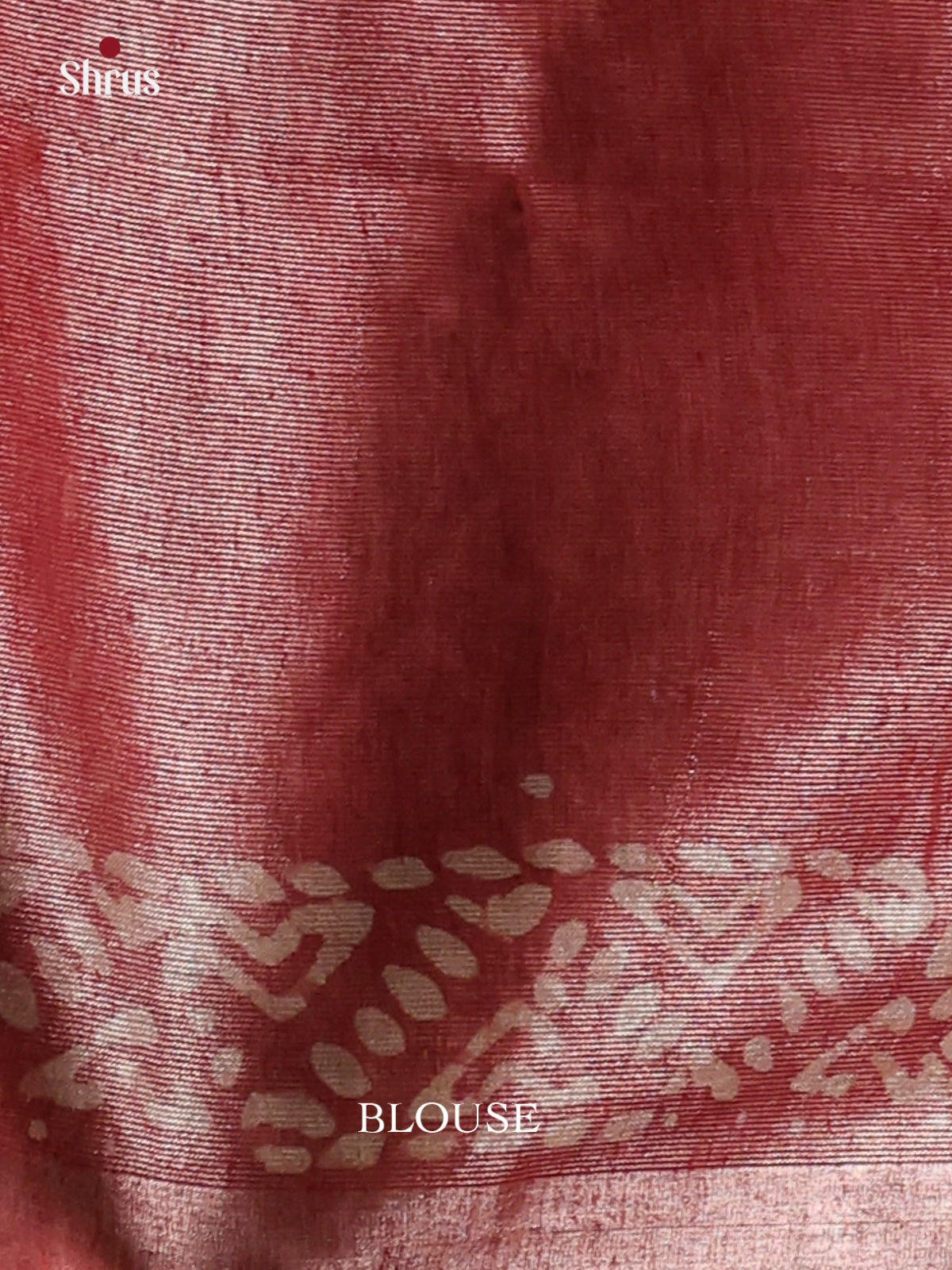 Elephant Grey & Red- Bhatik Saree - Shop on Shrus.com